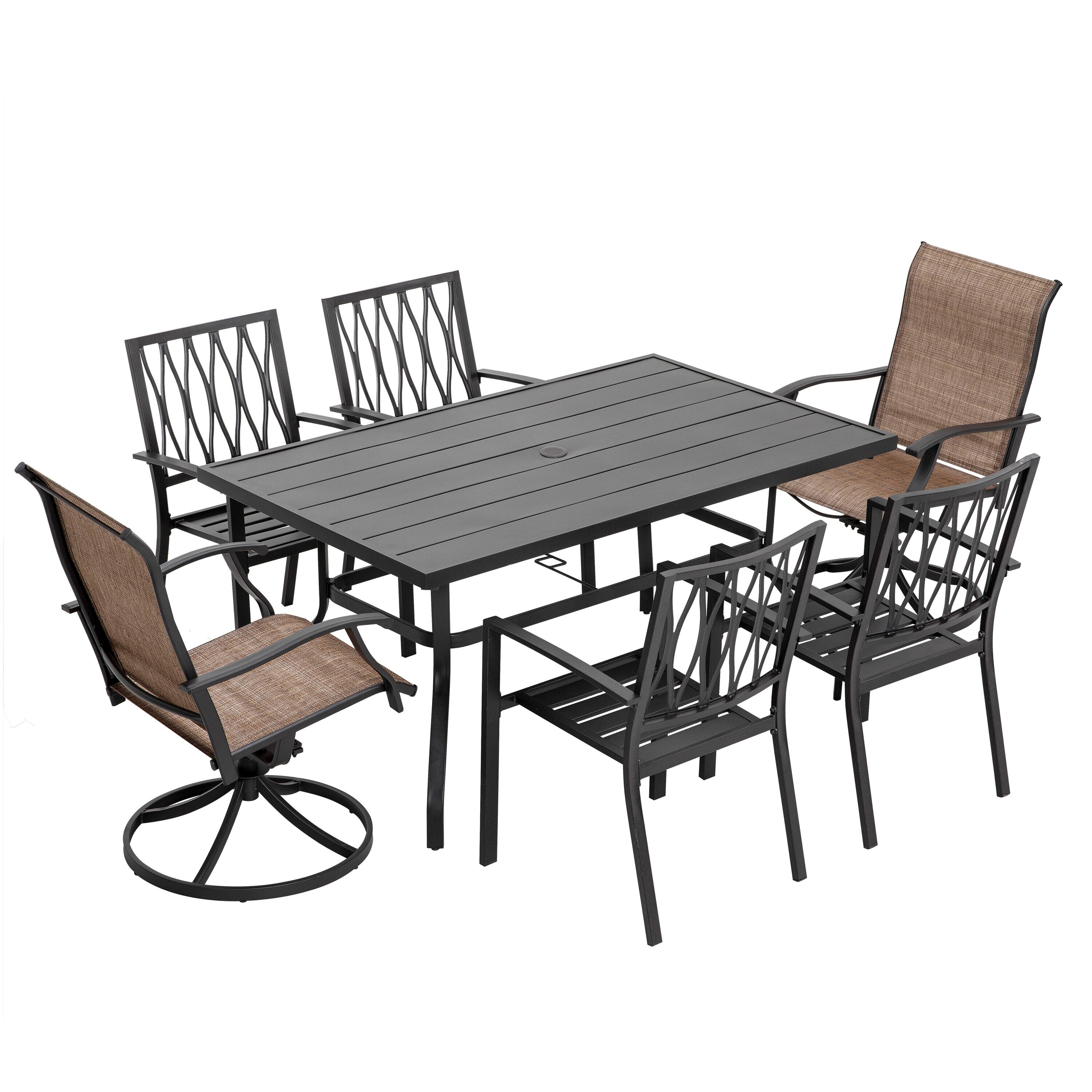 Nuu Garden 7Piece outdoor patio dining set in the Patio Dining Sets