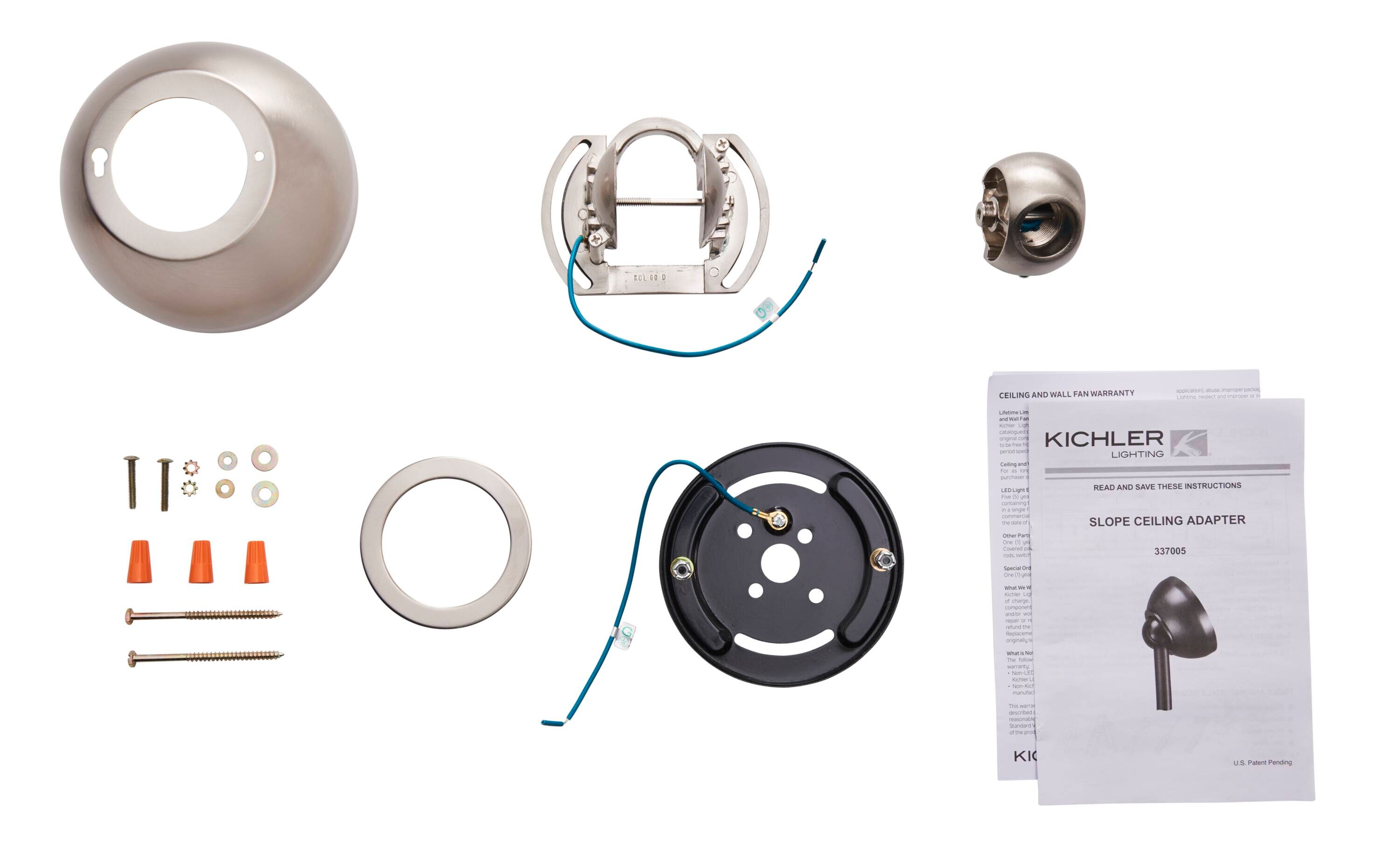 Kichler 337005NI Ceiling-Fan-Mtg-Hdwr - View #2