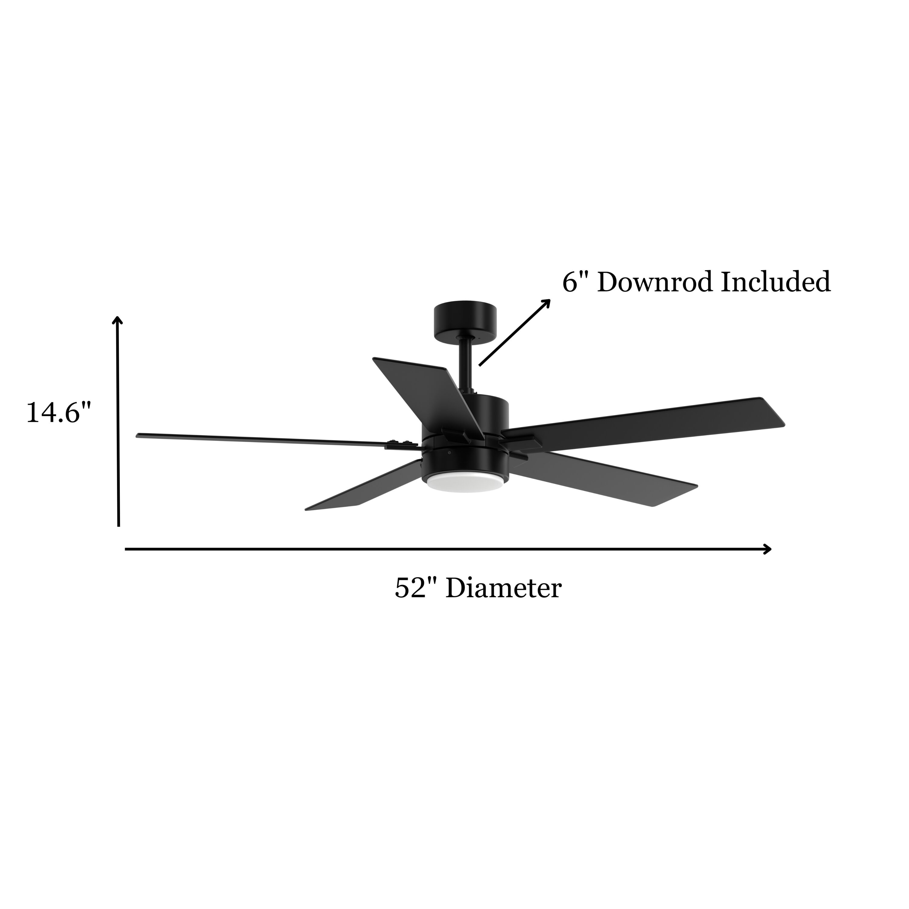 Harbor Breeze POR52MBK5LR Ceiling-Fans - View #9