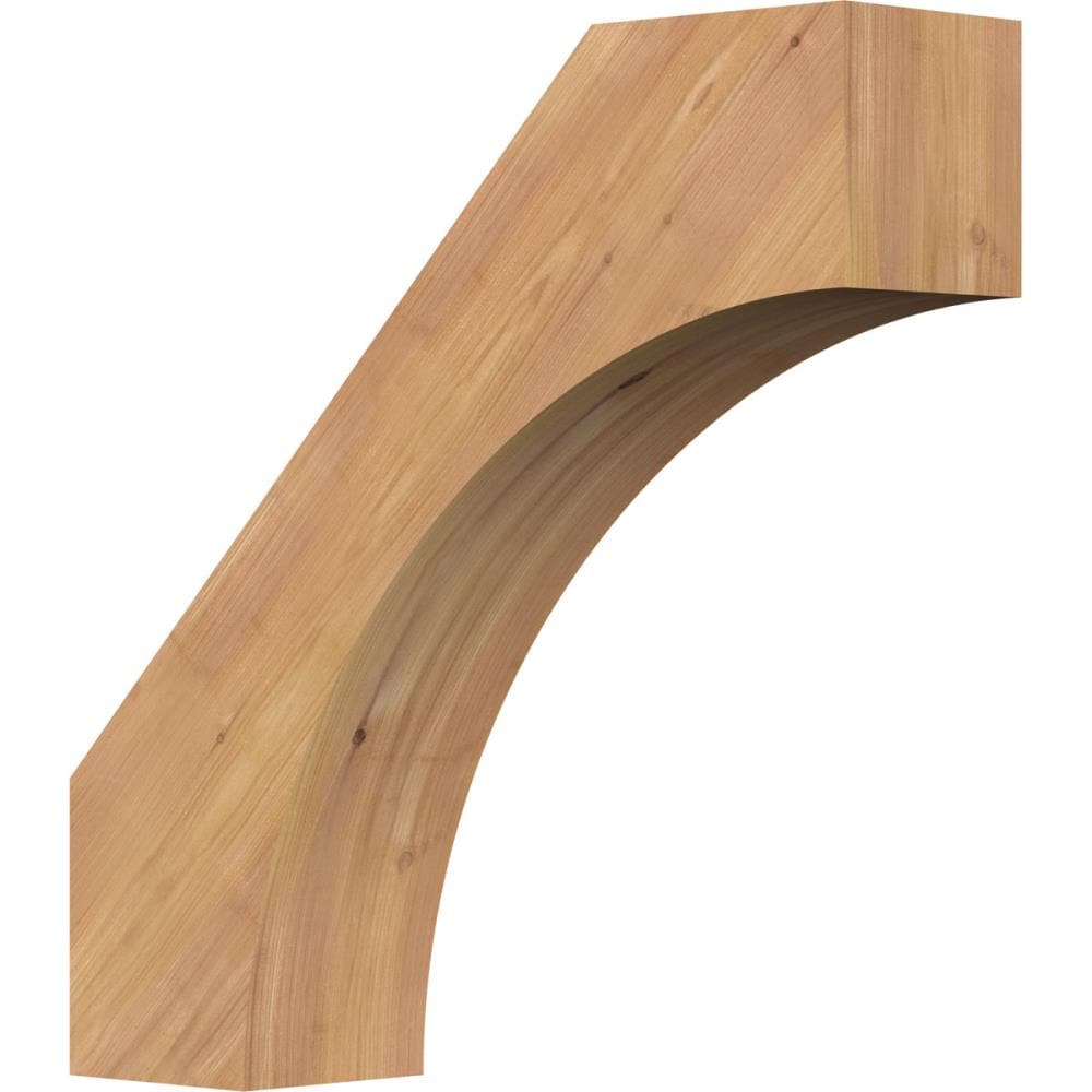 Ekena Millwork BRC06X22X22WTL00SWR 5-1/2-in x 22-in x 22-in Western Red Cedar Unfinished Wood Westlake Smooth Knee Brace