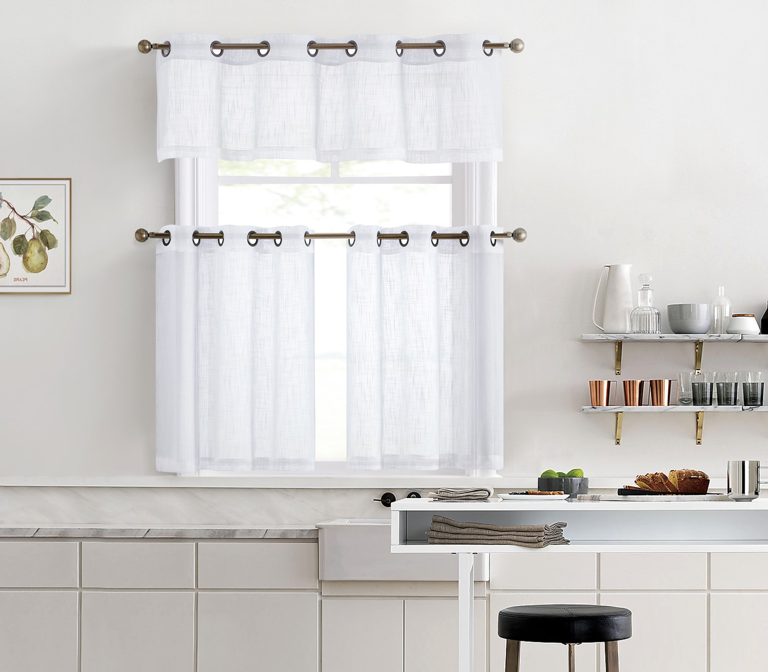 HLC.me ABY-VAL-WHT18 curtains - View #2
