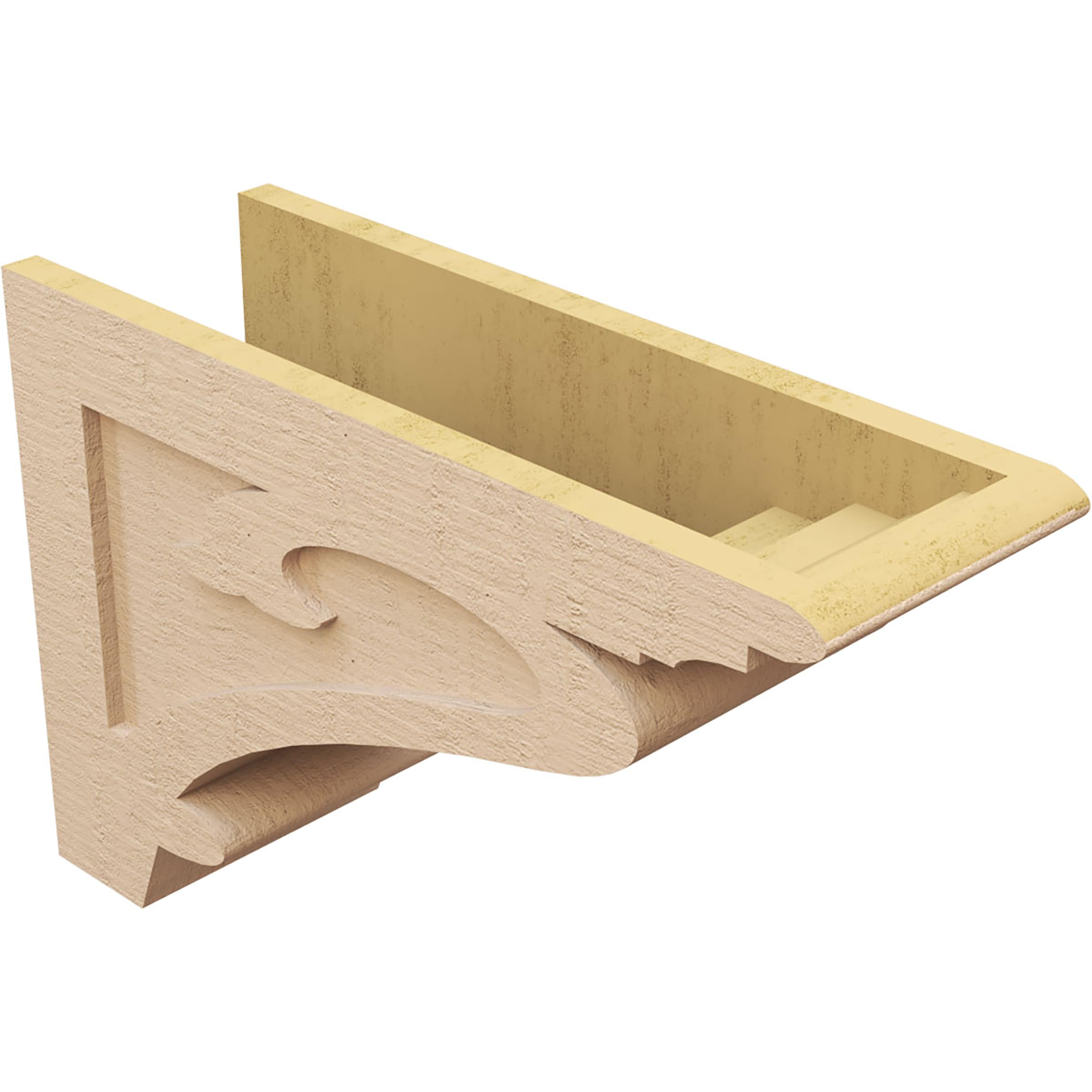 Ekena Millwork CORU08X24X16MAYRCPR corbels - View #5