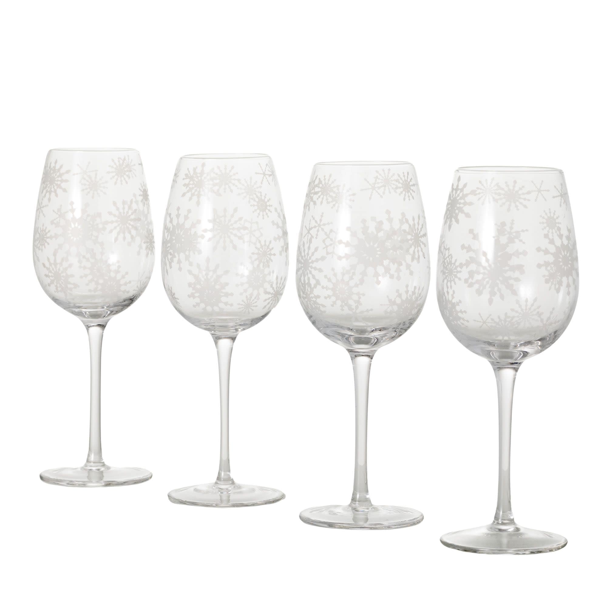 Sullivans G8445 No.55 8-fl oz Glass Clear Wine Glasses Set of: 4