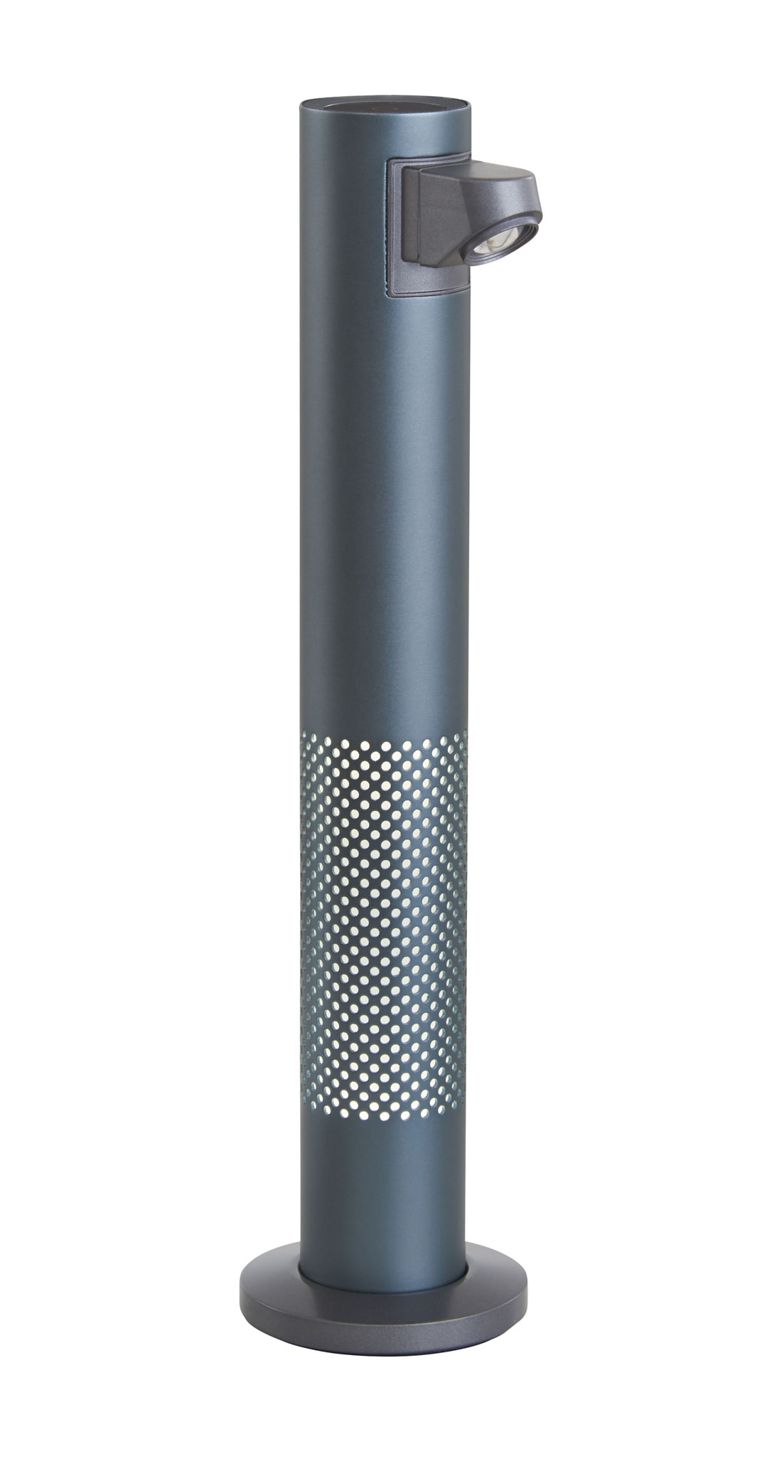 George Kovacs P1943-731-L Kovacs Task Portables 11.75-in Mystic Grey Touch Standard Desk Lamp with Metal Shade