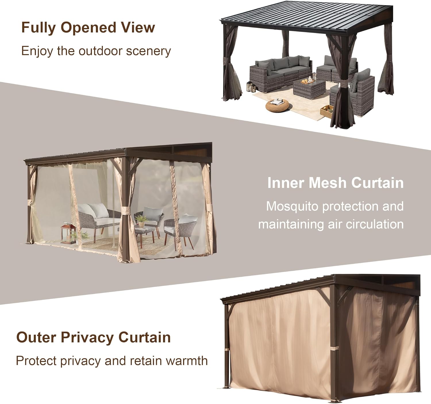 Dimakai DK-MF167729 Wood-Resin-Gazebos - View #5