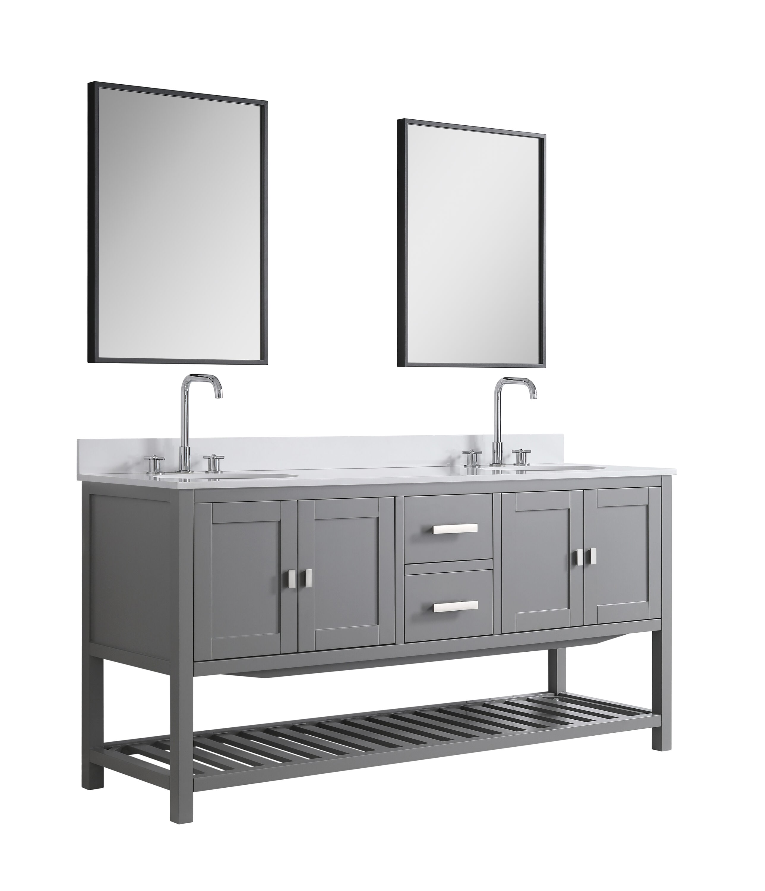 Design Element DEC055-72-GY-CB vanities - View #3