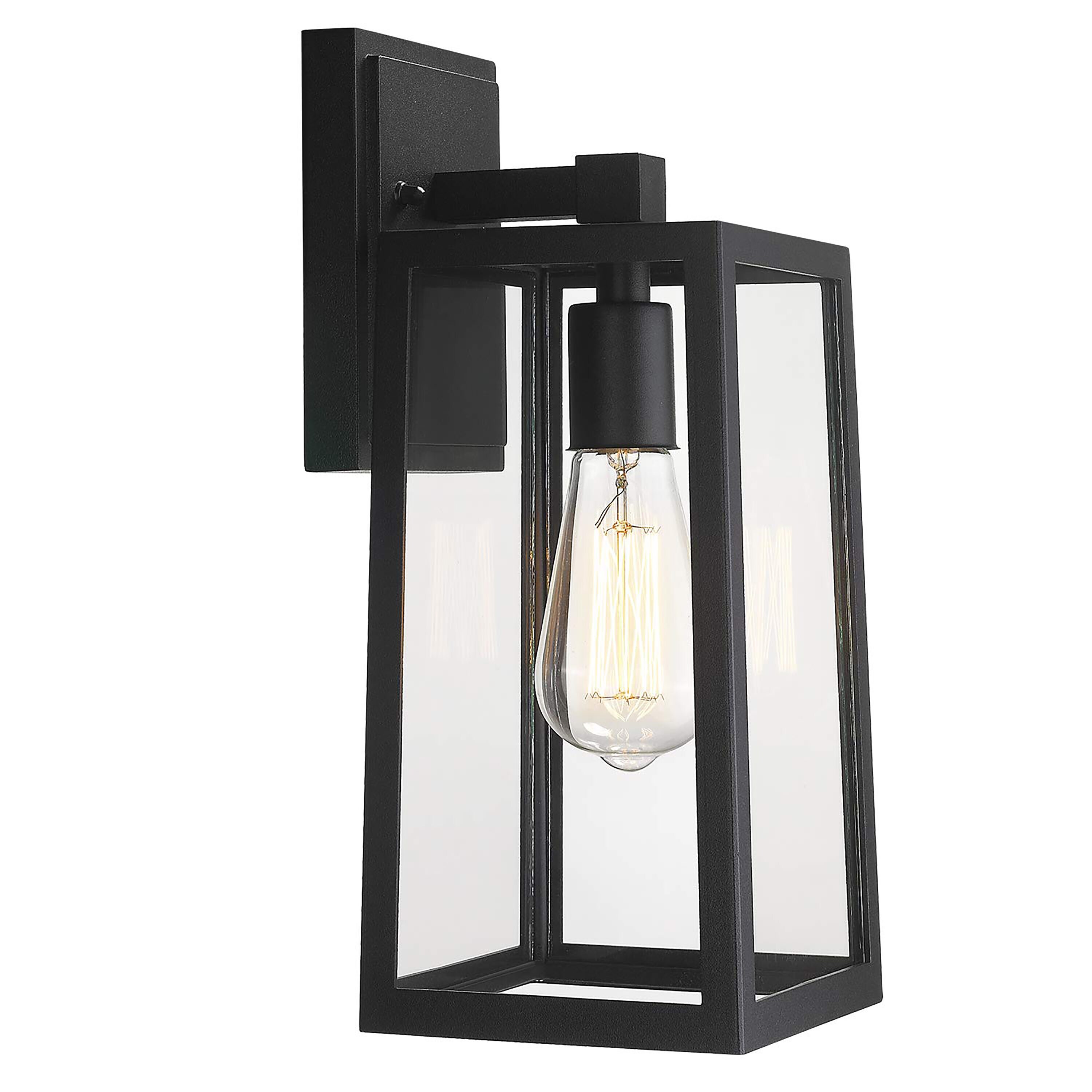 LTMATE LSWE212B BKDM JAZAVA 5.8-in W 1 -Light Matte Black Wall Sconce