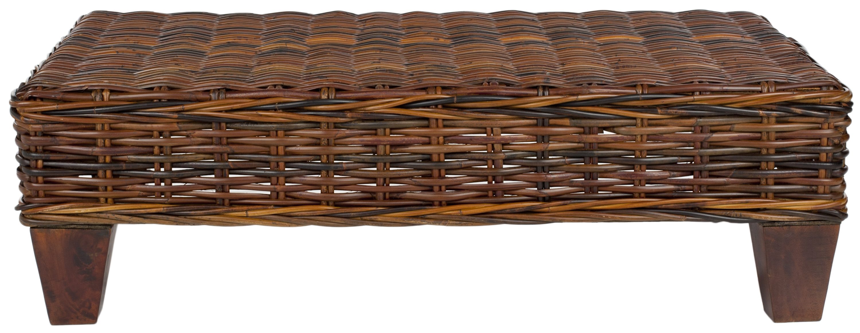 safavieh omari wicker bench