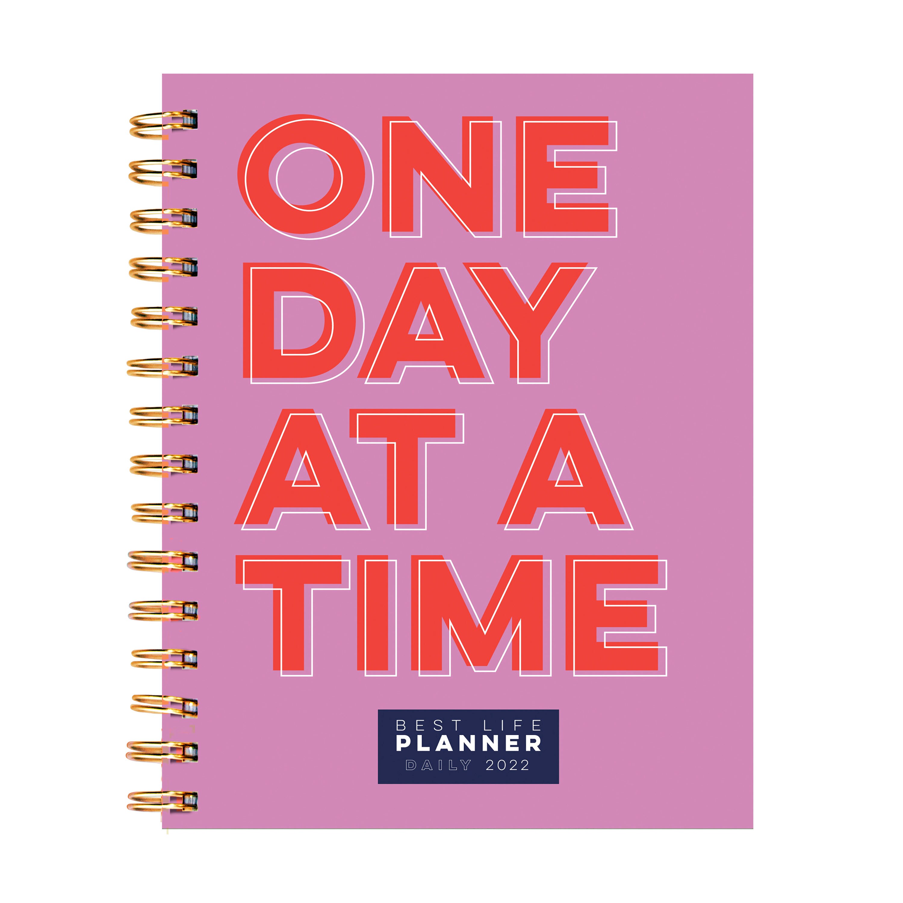 TF Publishing 2022 One Pink Day Best Life Daily Luxe Monthly Planner in