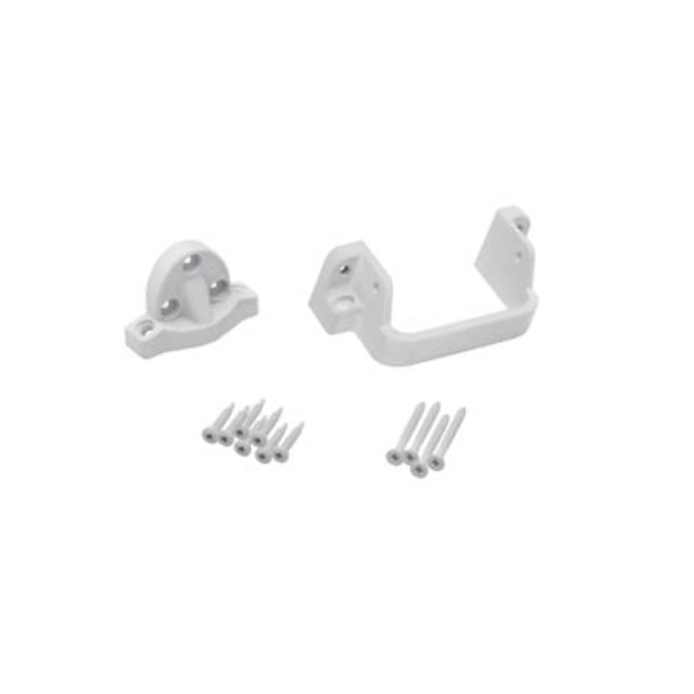 Trex TRL22RBKTKIT Select T-Rail 6-in x 1.25-in Classic White Unfinished Composite Exterior Handrail bracket