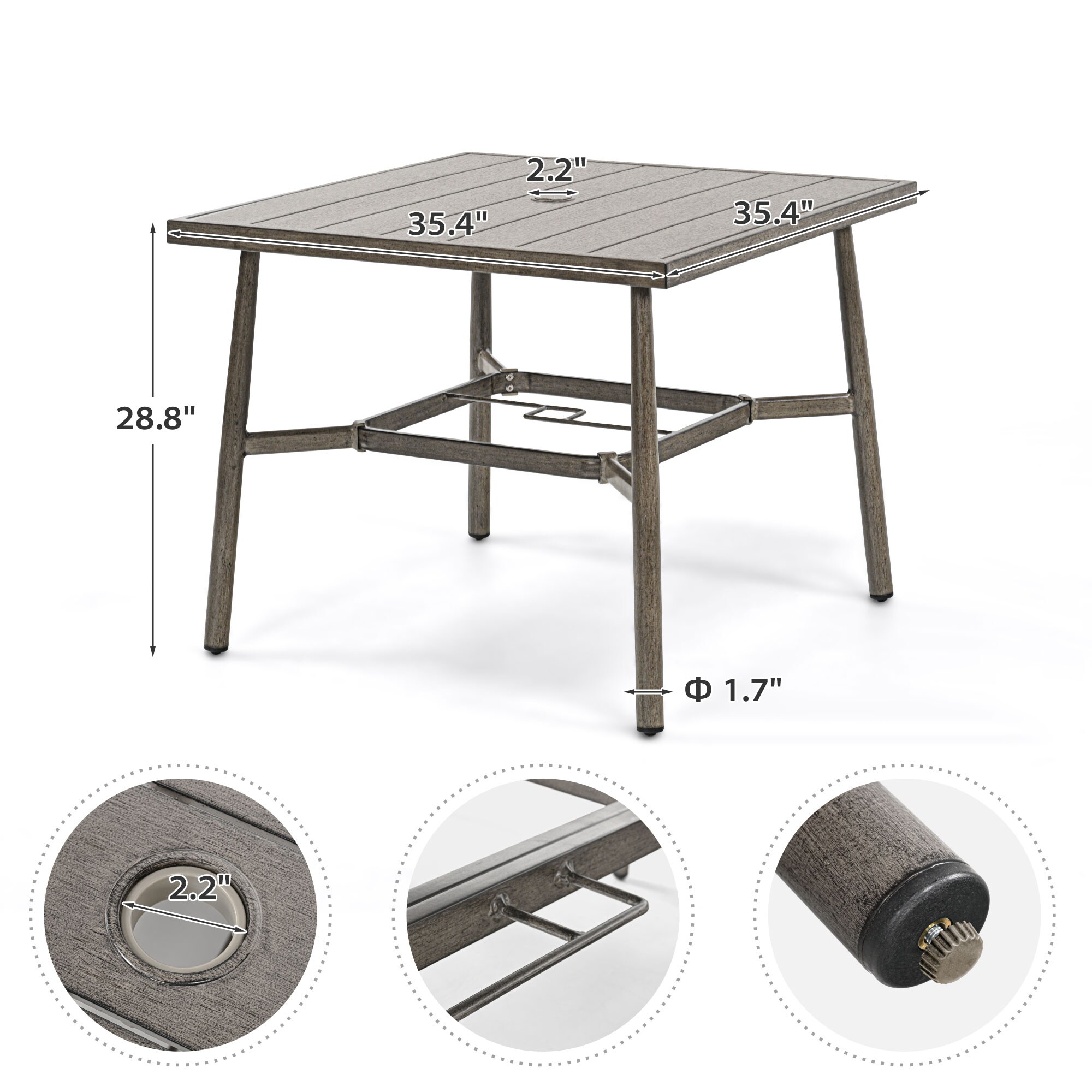  EL-CZ5-GG-B2-WL3 Patio-Dining-Sets - View #2