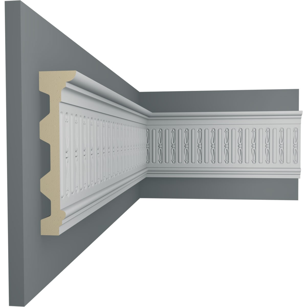 Ekena Millwork PML07X02AX Chair-Rail-Moulding - View #5