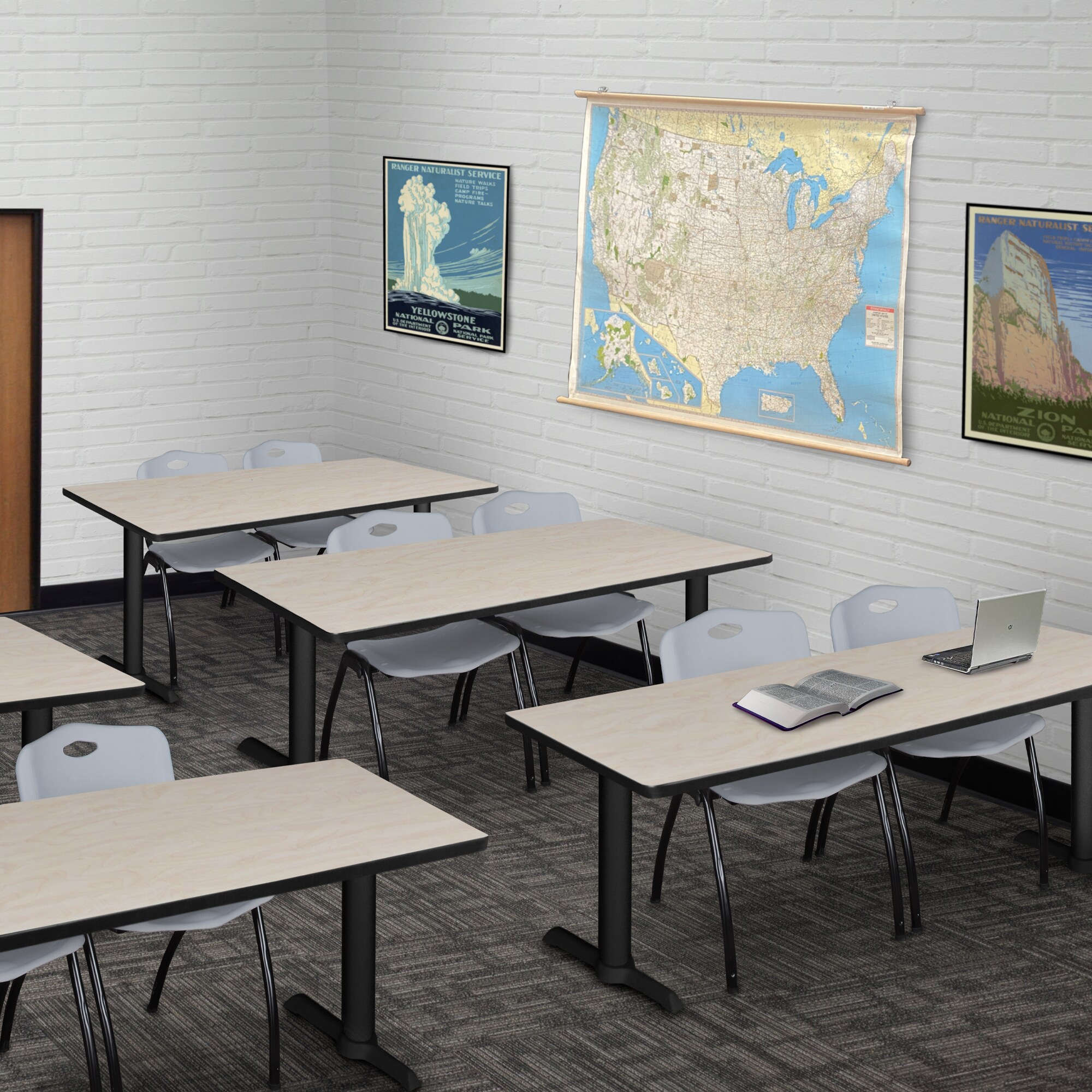 Regency MTRCT7224PL47GY Office-Tables - View #9