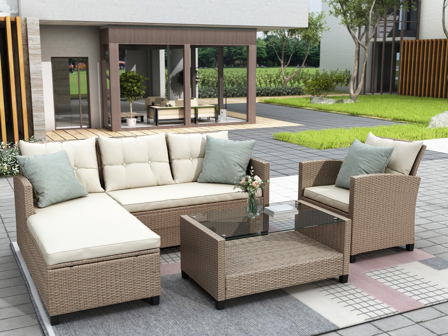 SINOFURN SYB060008BL Patio-Conversation-Sets - View #10