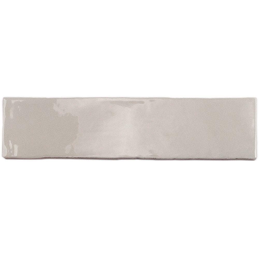 Artmore Tile EXT3RD102959 Sample- Messi Dove 3-in x 12-in Polished Ceramic Subway Wall Tile