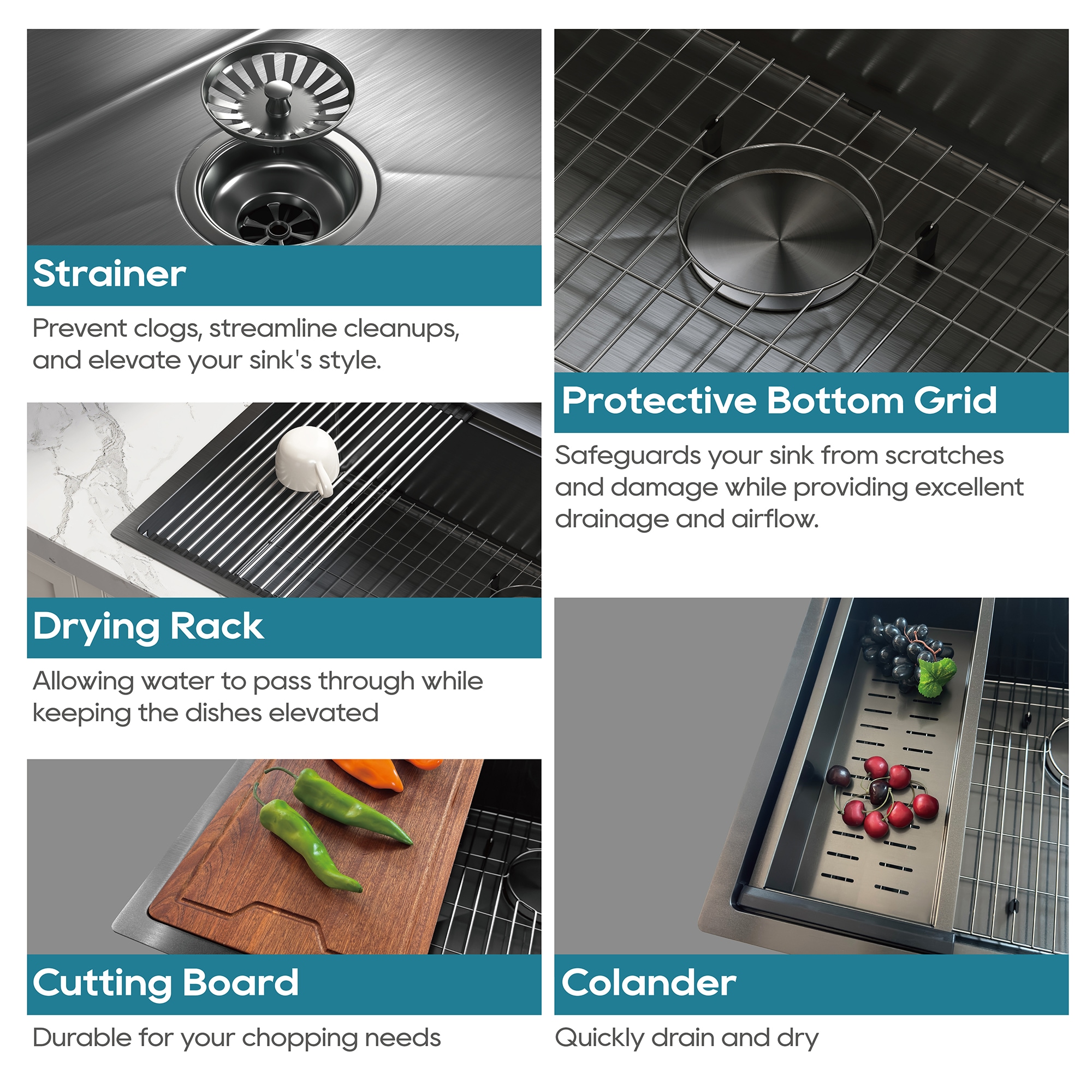 DELUXE LIVING H5544B-A Kitchen-Sinks - View #6