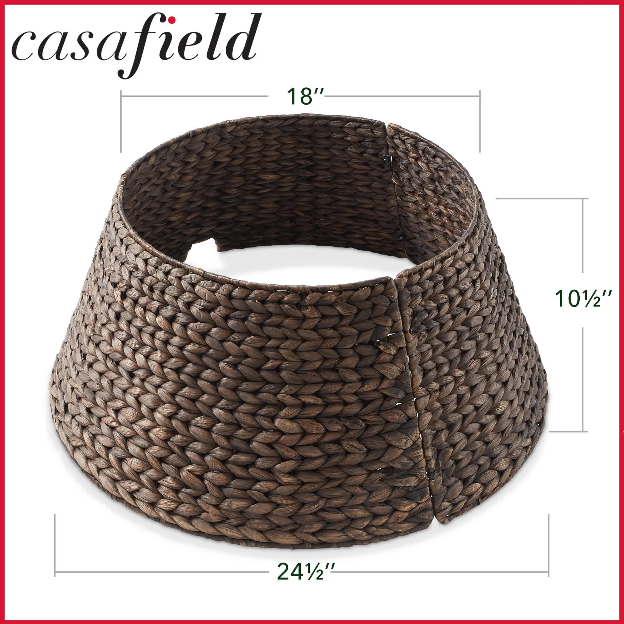 Casafield SZN-CLR-2418-BRN Tree-Skirts - View #7