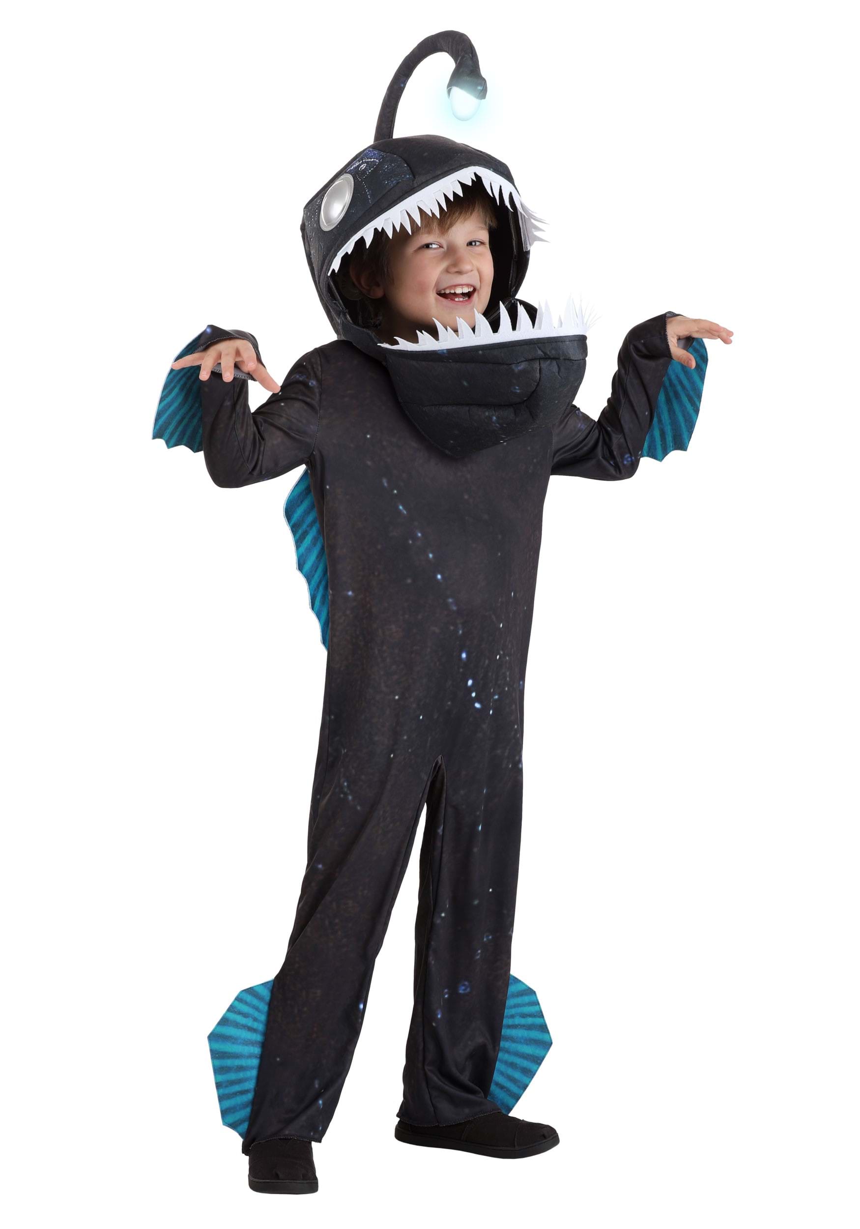 HalloweenCostumes.com FUN3945CH-XL FUN Costumes Bigmouth Angler Fish Kid's Costume X-Large