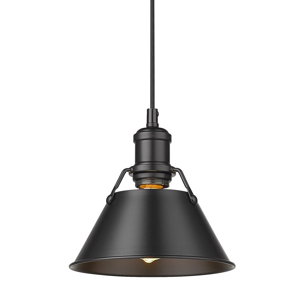 Golden Lighting 3306-S BLK-BLK Pendant-Lights - View #2