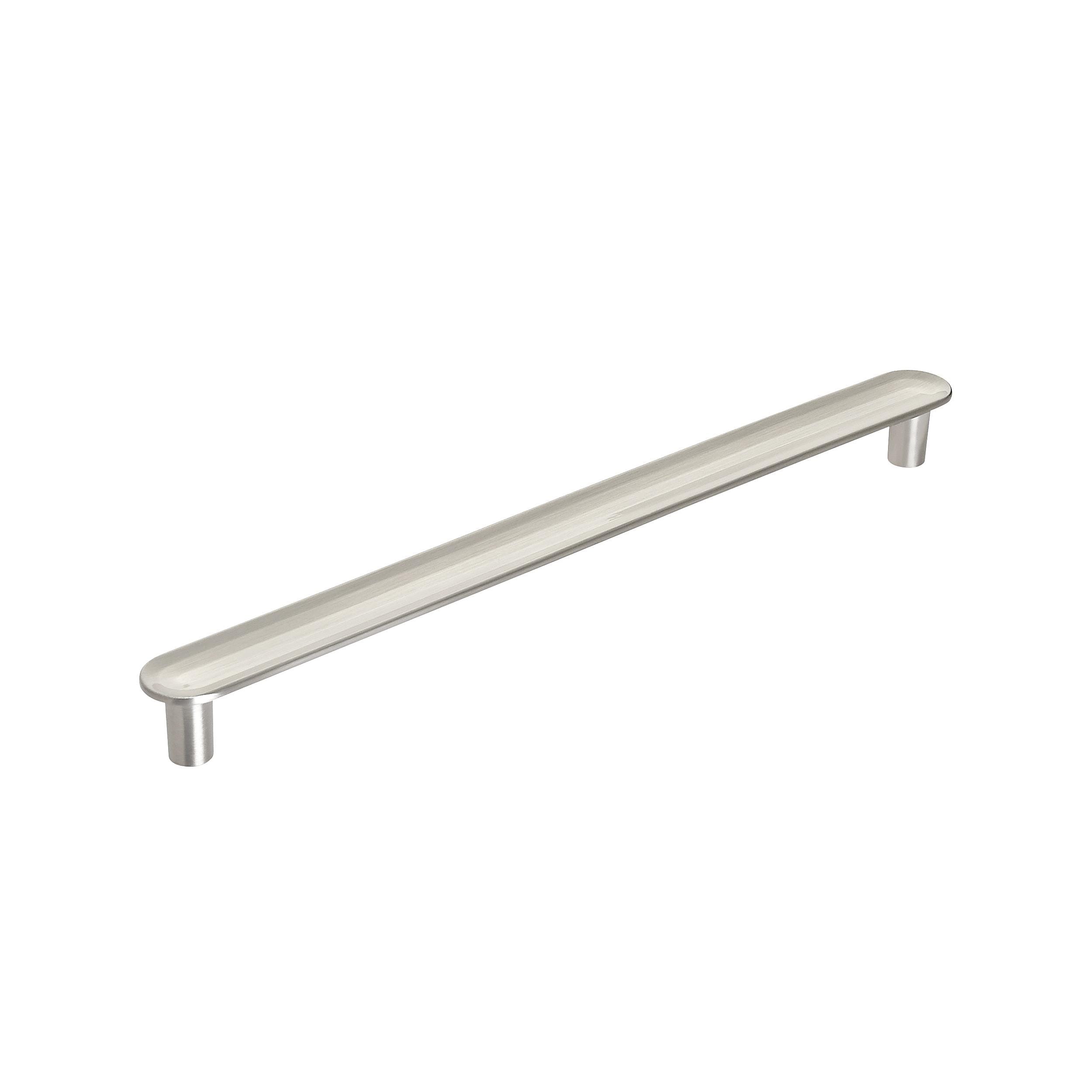 Amerock BP36833G10 Concentric 7-9/16-in , 192mm Center to Center Satin Nickel Oval Bar