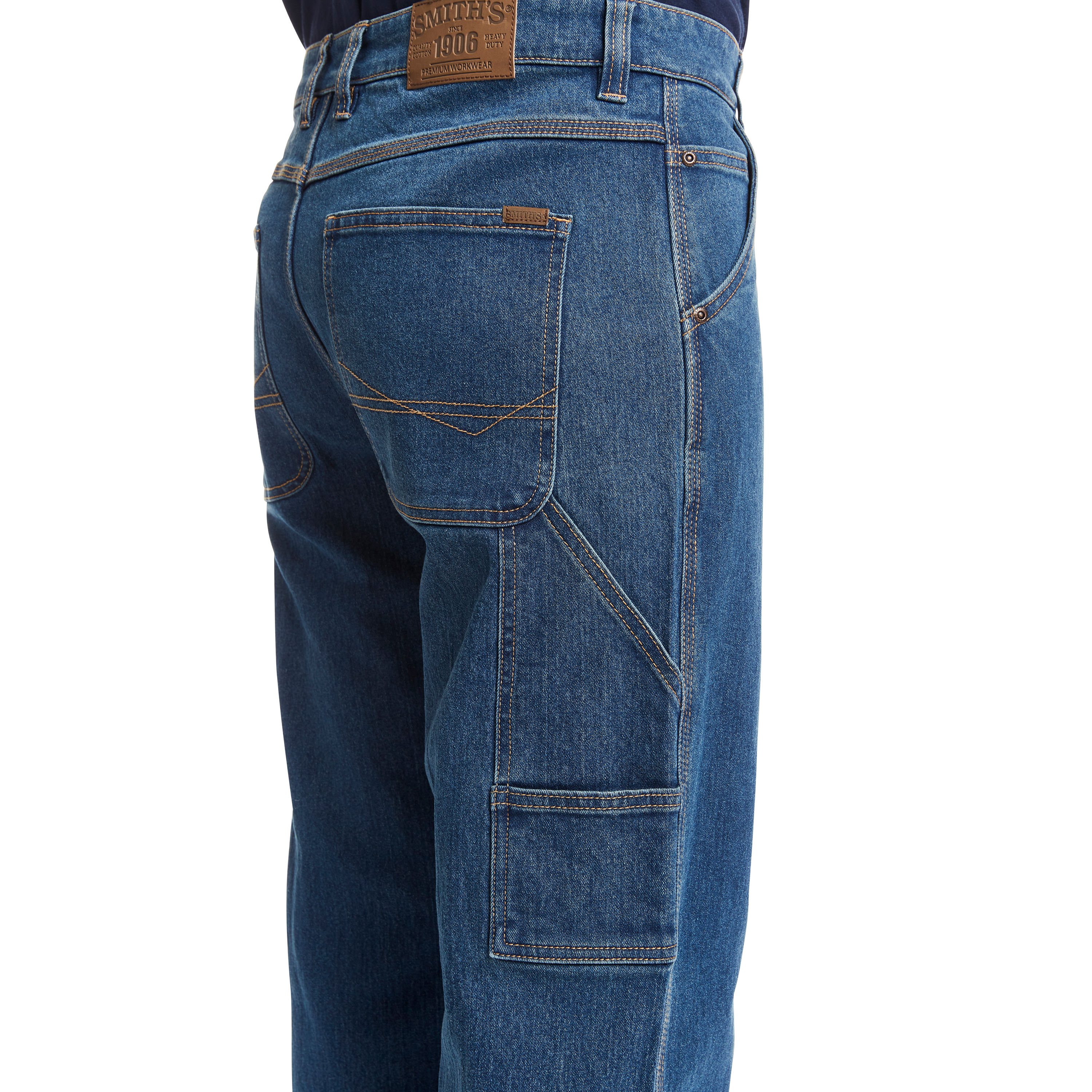 engagement tidligere Manners Smith's Workwear Men's Light Vintage Wash Denim Jean Work Pants (40 x 32)  in the Pants department at Lowes.com