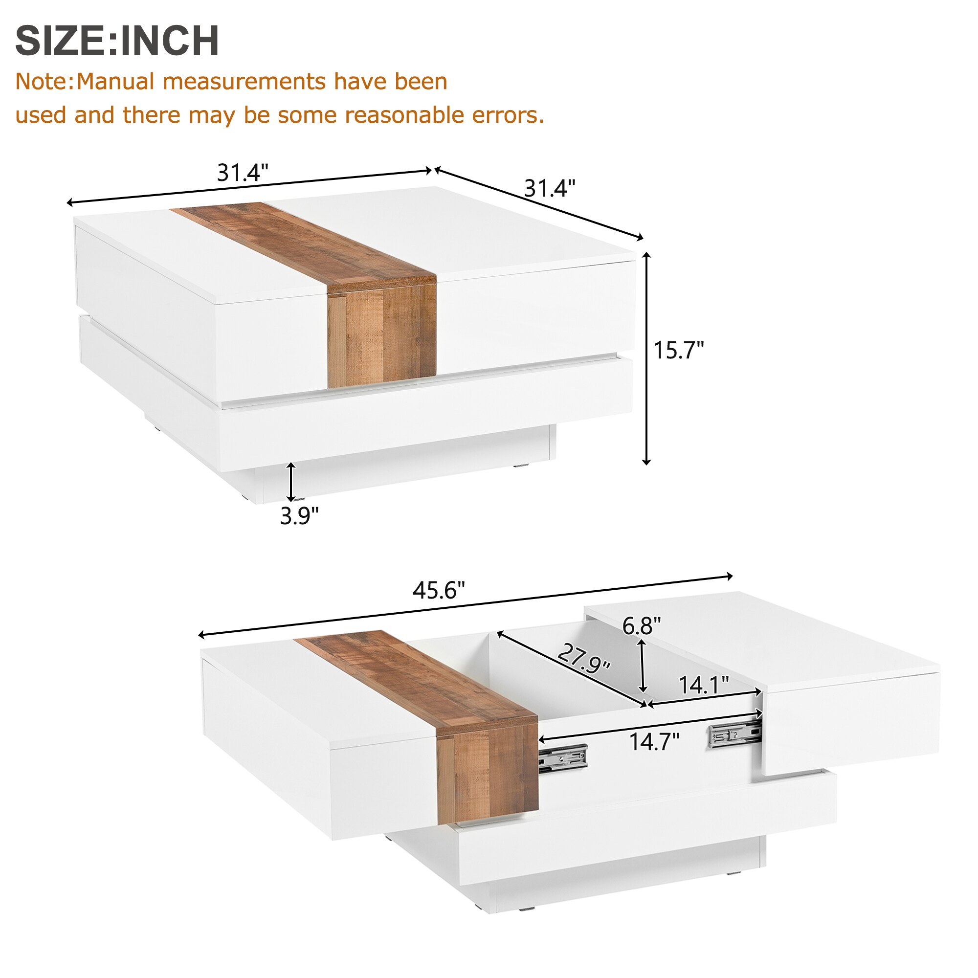 ModernLuxe N721P180696K Coffee-Tables - View #6
