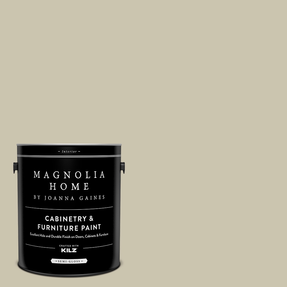 Magnolia Home MAG056-4082236 Semi-gloss Summer Hay MAG056 Tintable Cabinet Furniture Paint Enamel ( 1-gallon )