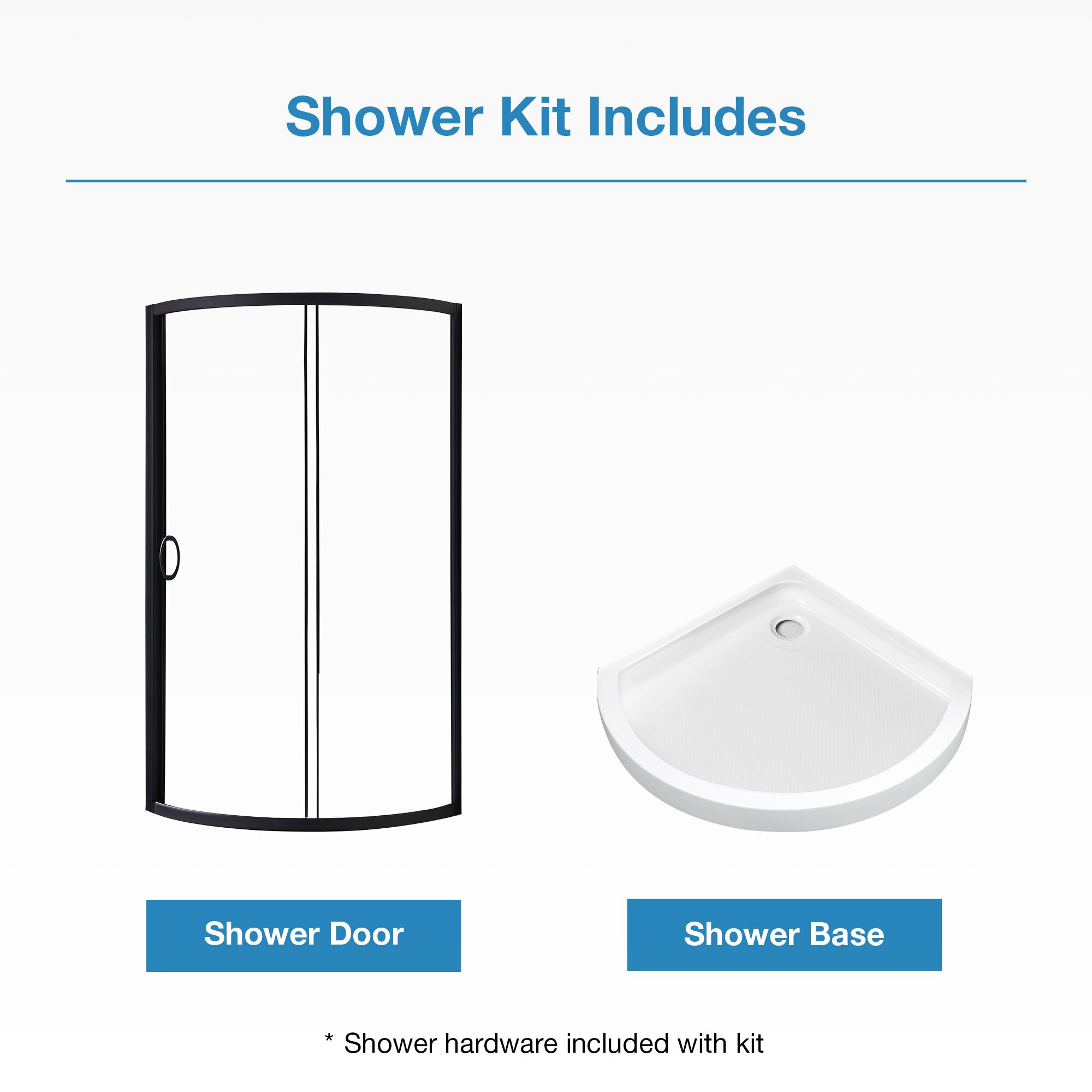 OVE Decors 15SKC-BREE38-BLK Alcove-Shower-Kit - View #3