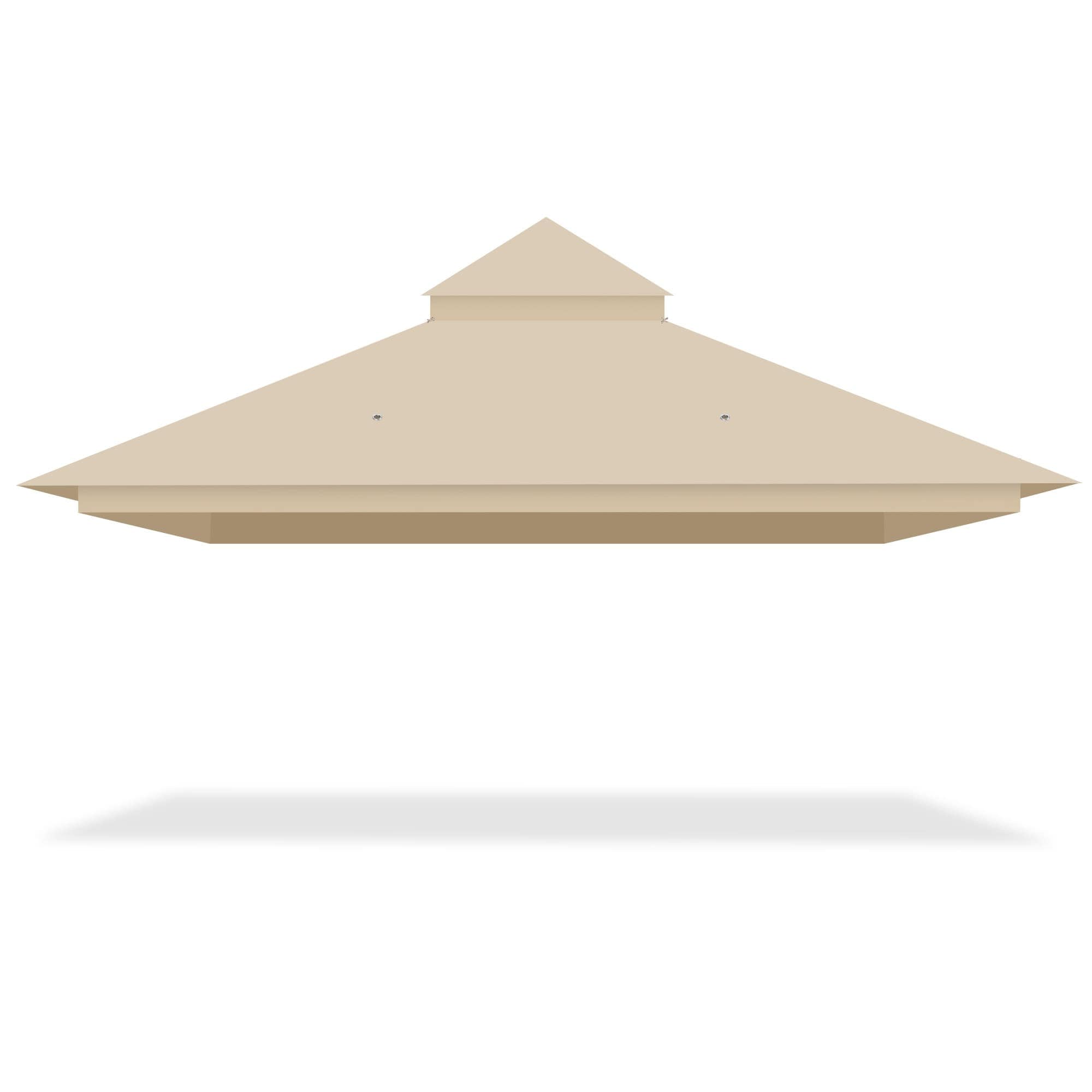 Yescom 07TOP013-1210-B01-LO Canopy Top Replacement UV30+ Top Cover for 2-Tier 10x12 Ft Gazebo Yard