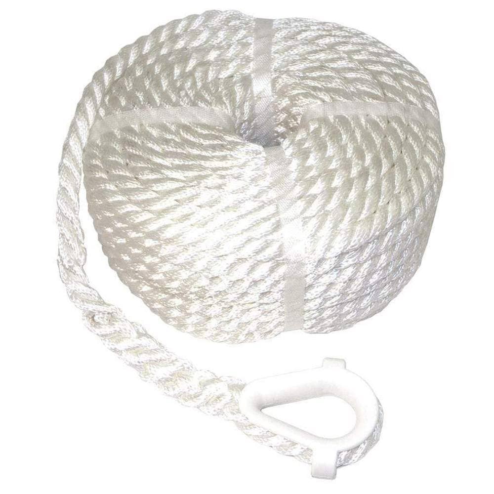 Rope, Nylon, Braided, 3/8 In. dia., 200 ft L: : Tools & Home  Improvement
