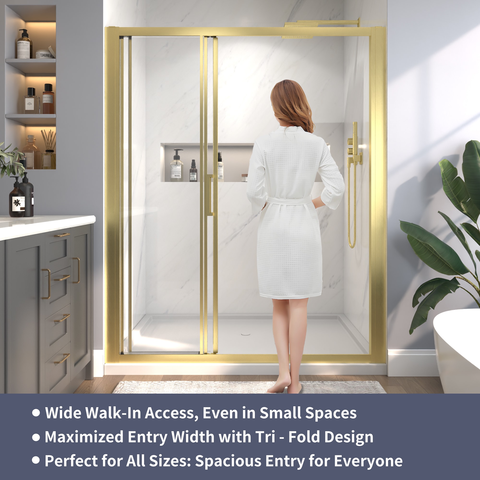 AAZJ BG-BL-6036-M Shower-Doors - View #5