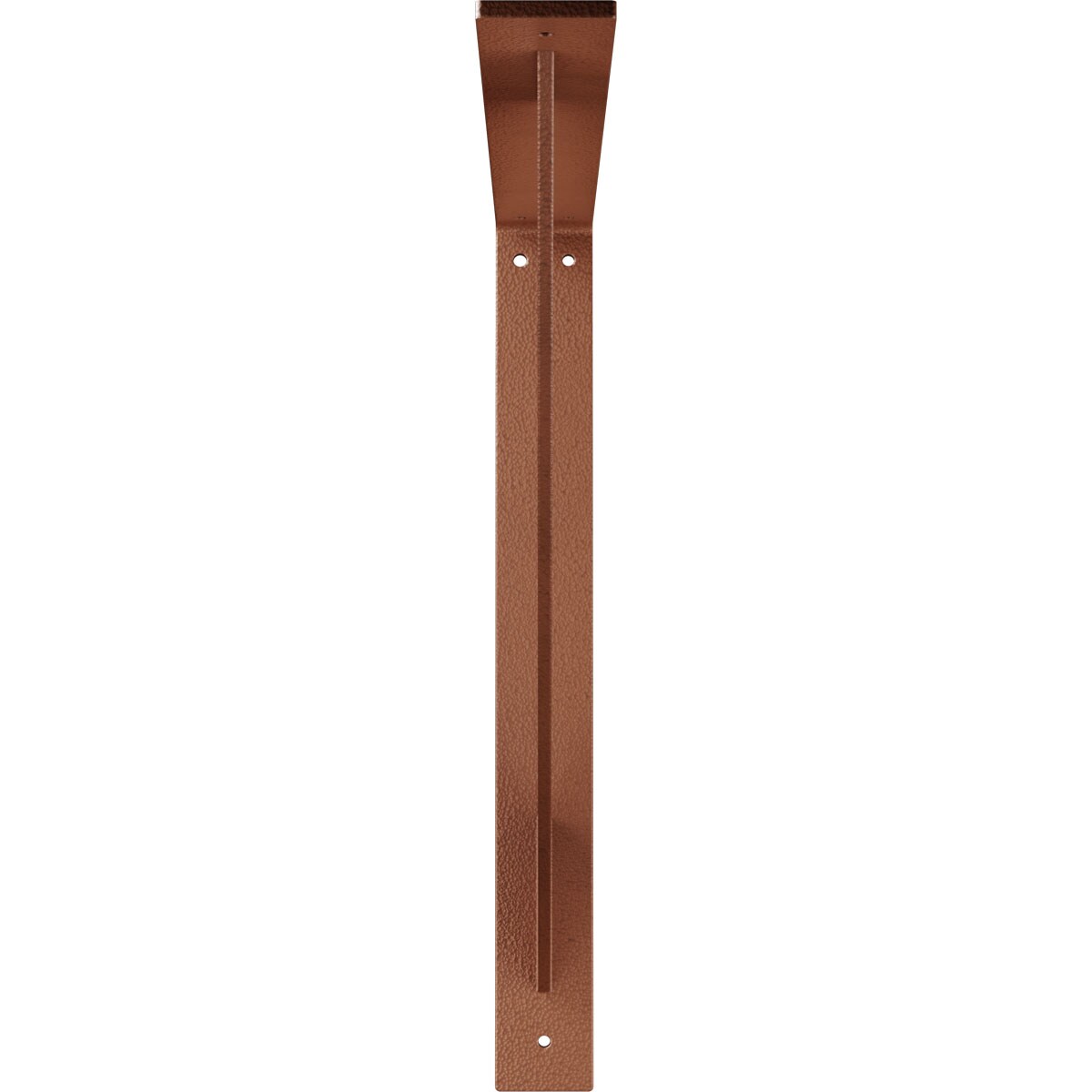 Urban Industrial 18" Hammered Copper Steel Support Bracket