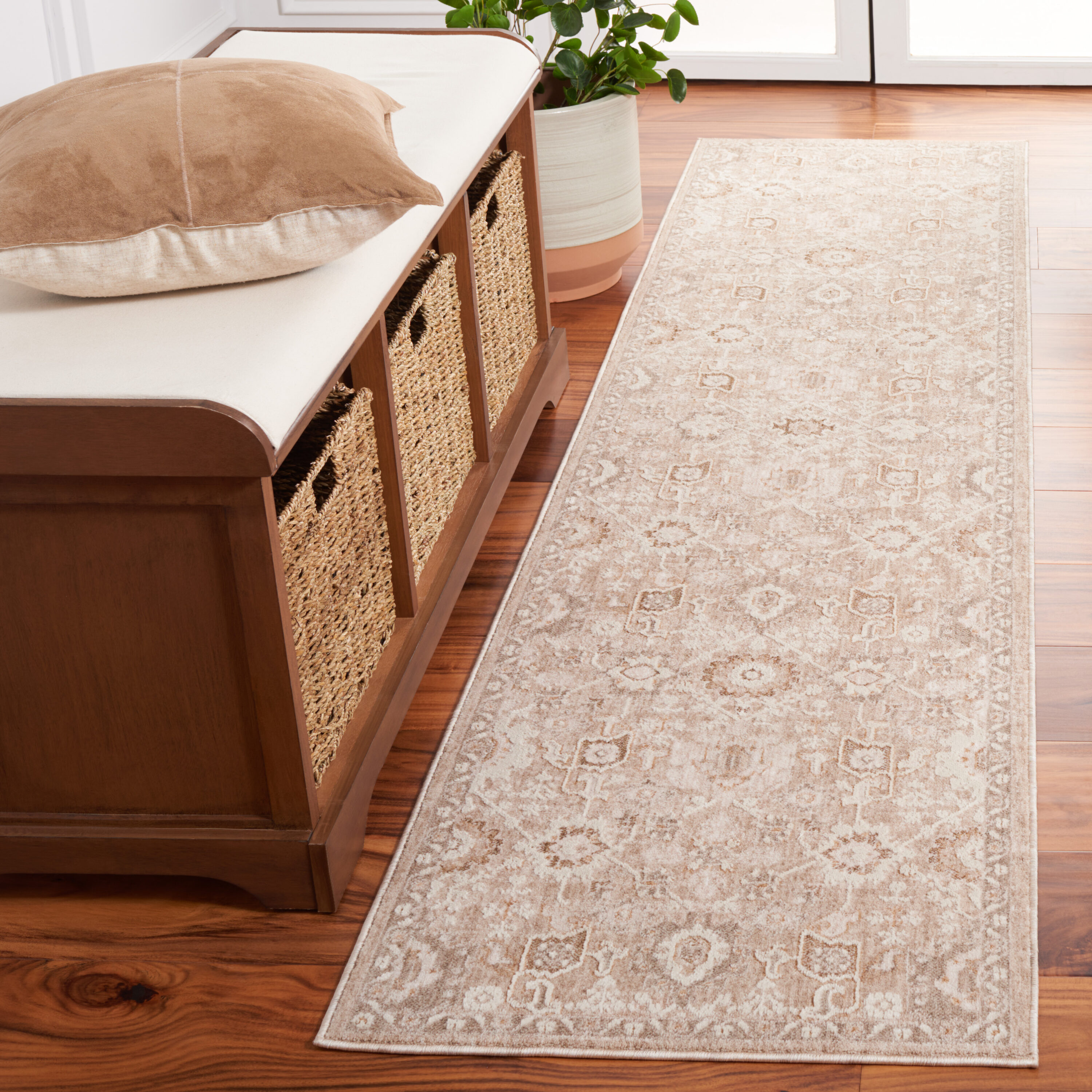 Willow  103B Beige/Ivory 2 x 8 Rectangular Runner rug