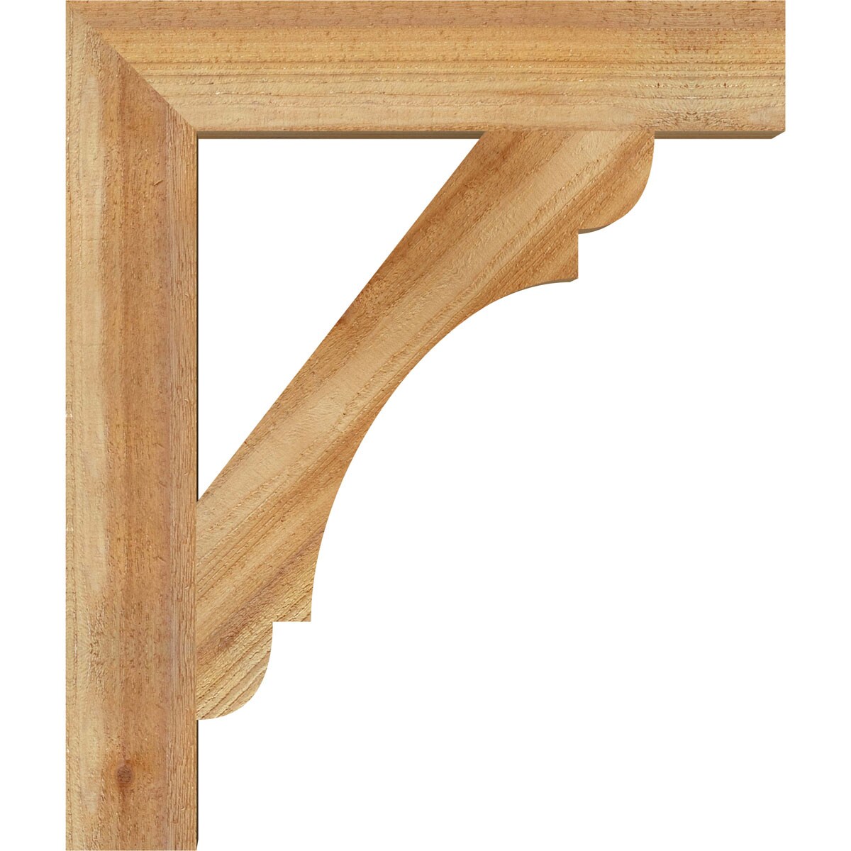 Ekena Millwork BKT04X22X26OLY05RWR Exterior-Brackets-Braces - View #3