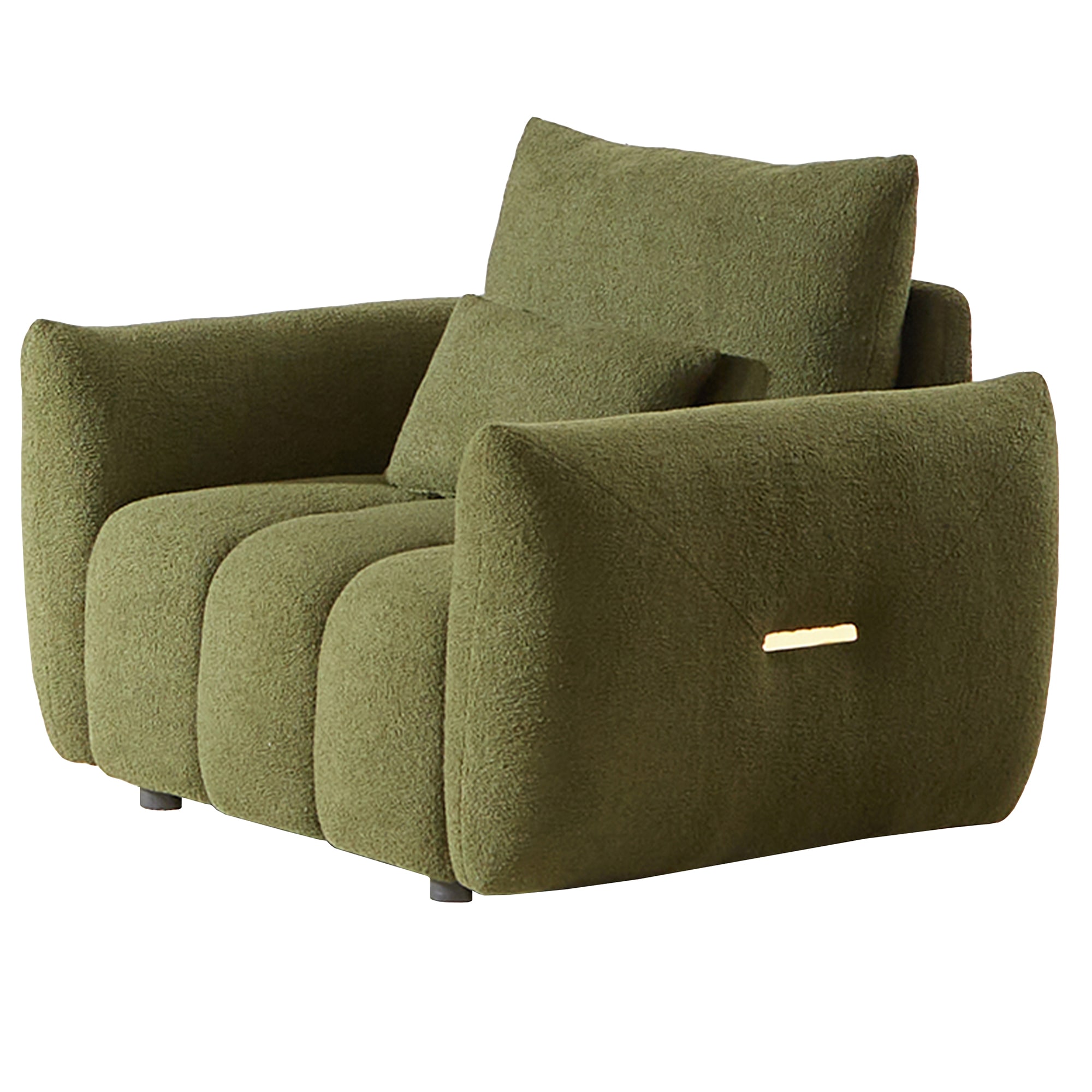 Bybafun YA3700318 Modern Green Accent Chair