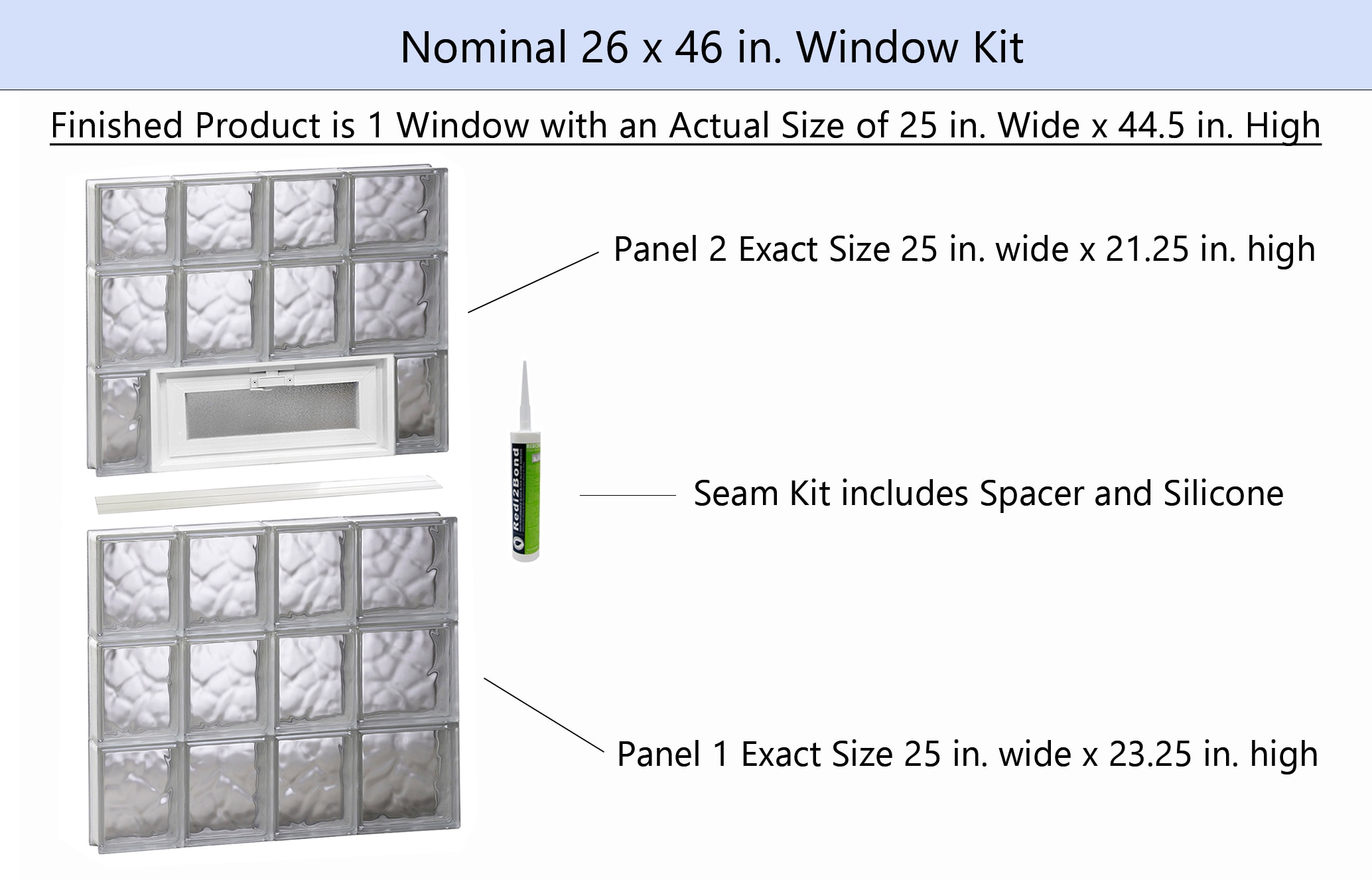 REDI2SET V2646DC Glass-Block-Windows - View #2