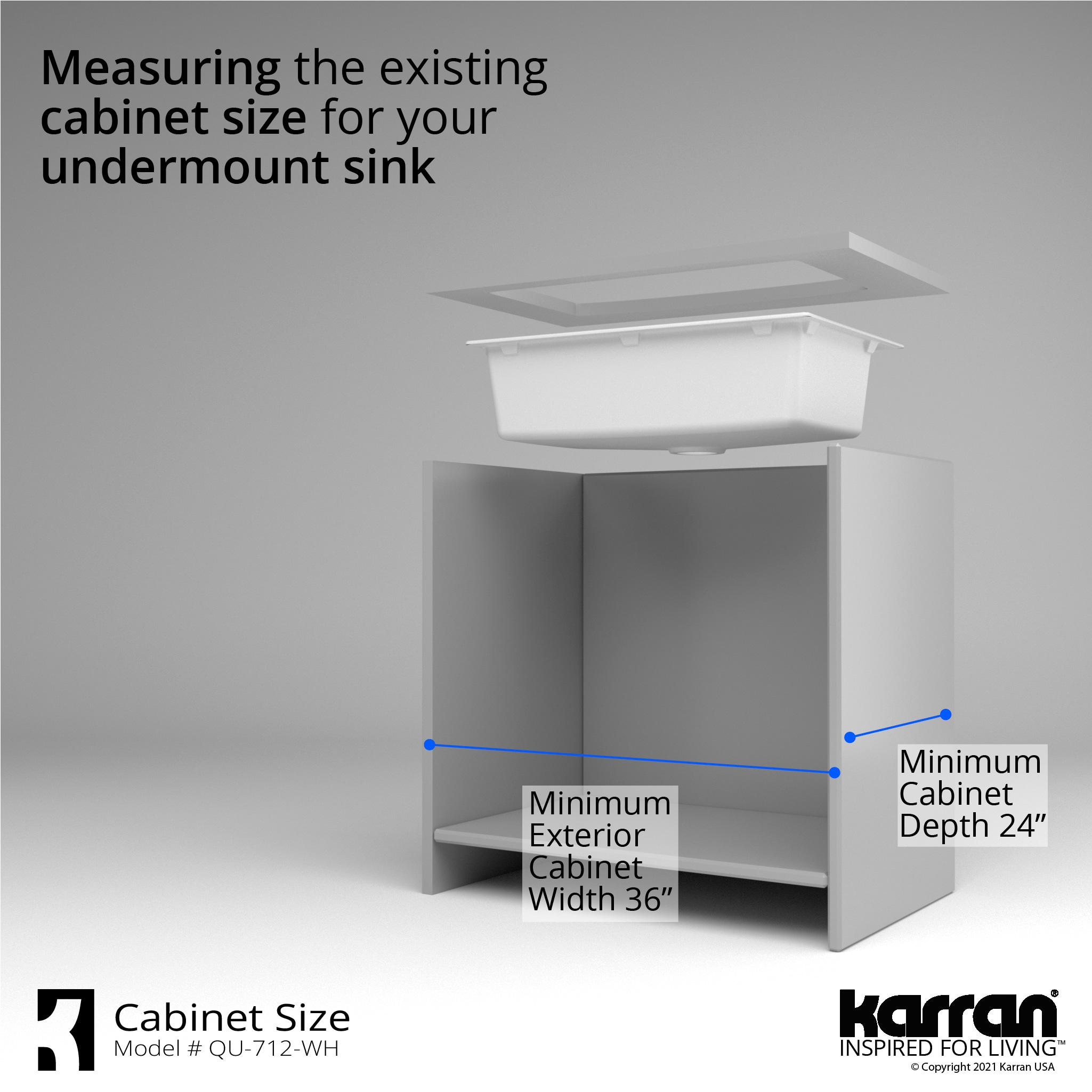 Karran QU-712-WH-PK1 Kitchen-Sinks - View #11