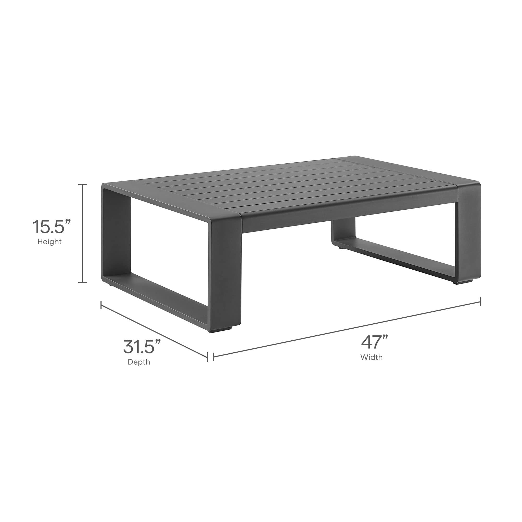 Modway EEI-7303-GRY Patio-Tables - View #3