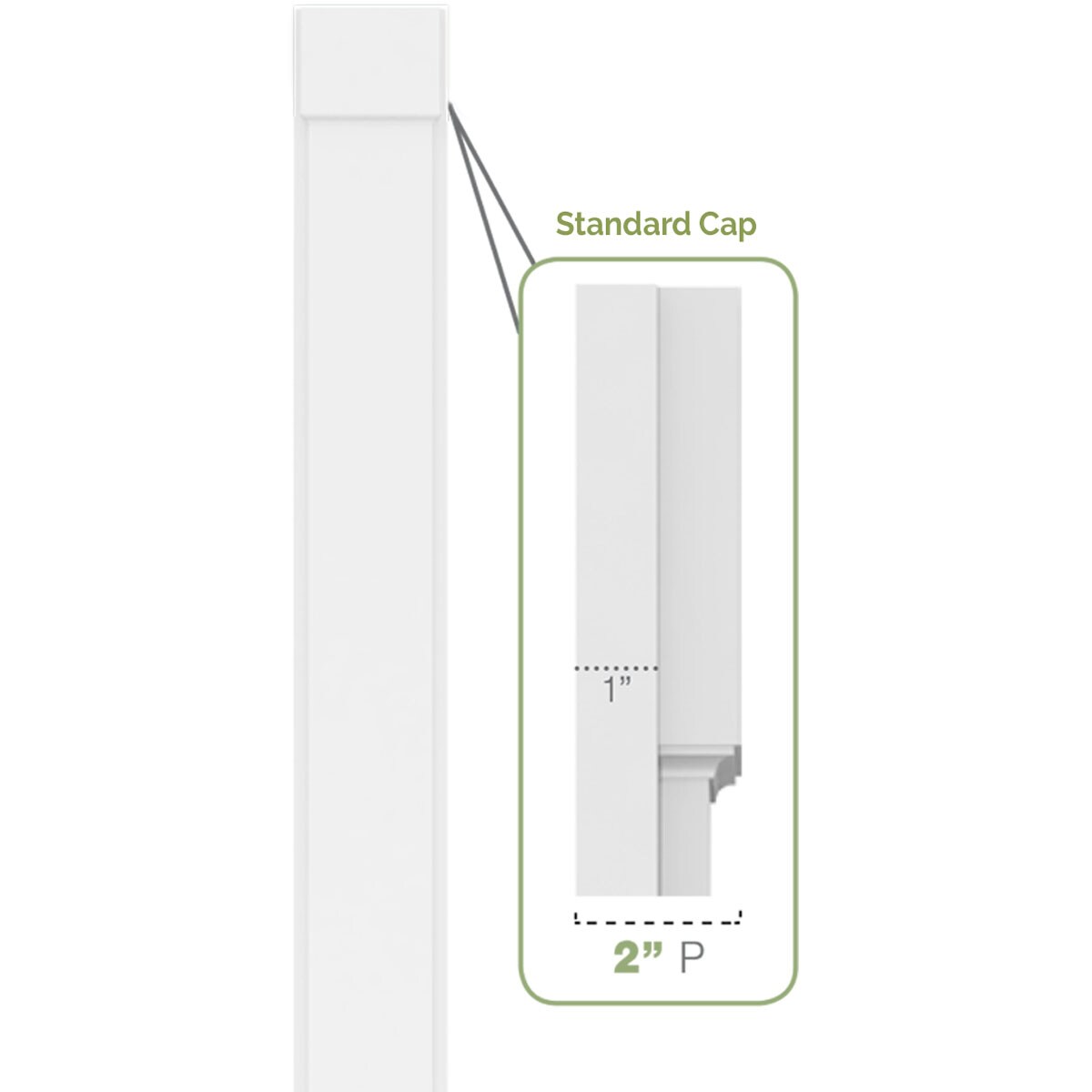 Ekena Millwork PILP06X090RP01-2 Entry-Door-Casing-Accents - View #9