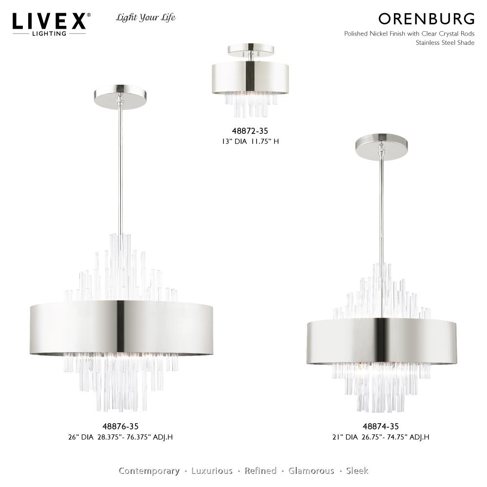 Livex Lighting 48872-35 flushmounts - View #2