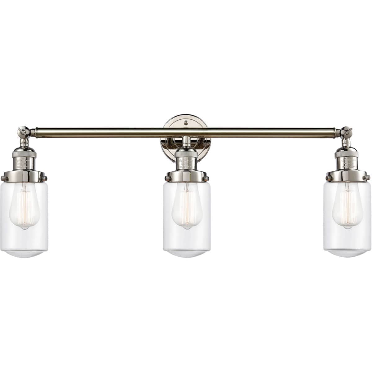 Innovations Lighting 1816073 205-PN-G312-LED Franklin Restoration Dover Polished Nickel