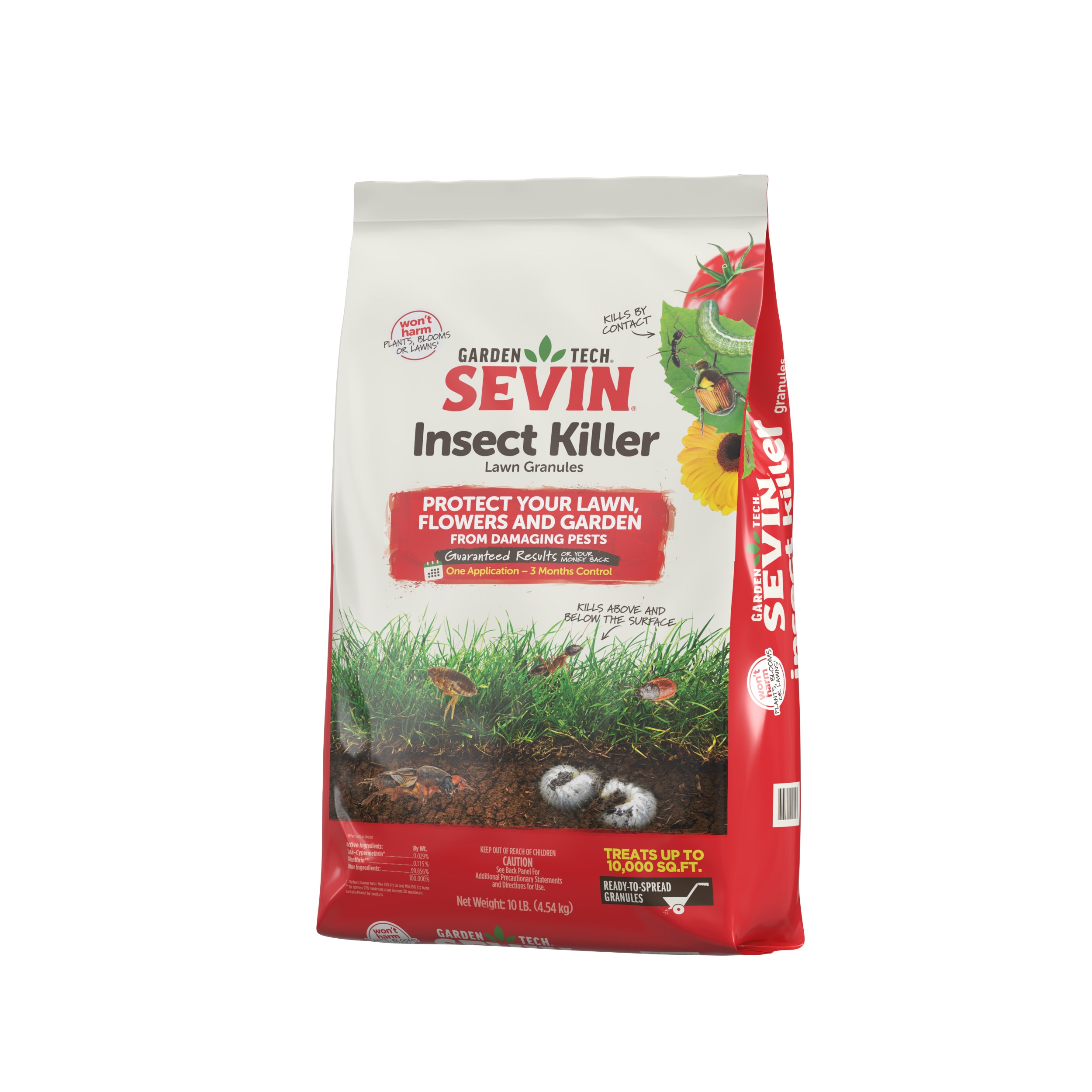 Sevin 10 lbs. Lawn Insect Killer Granules 100530128 - The Home Depot