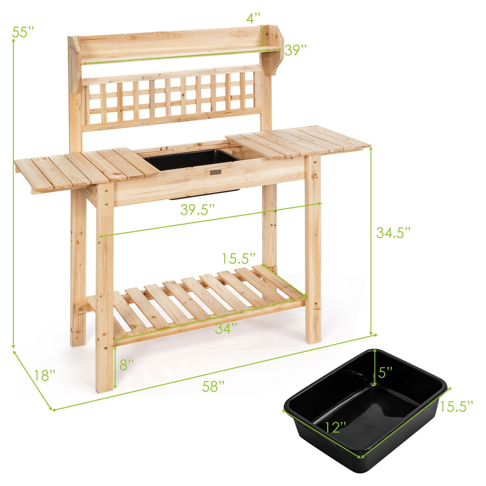 Forclover CTWY-GT3585 Plant-Stand - View #3