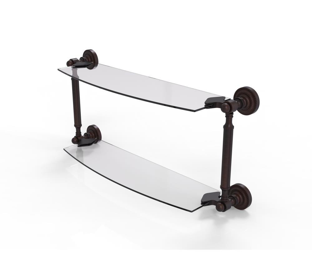 Allied Brass DT-34/24-VB Dottingham Venetian Bronze 2 -Tier Wall mount Bathroom Shelf ( 24-in x 7-in x 5-in )