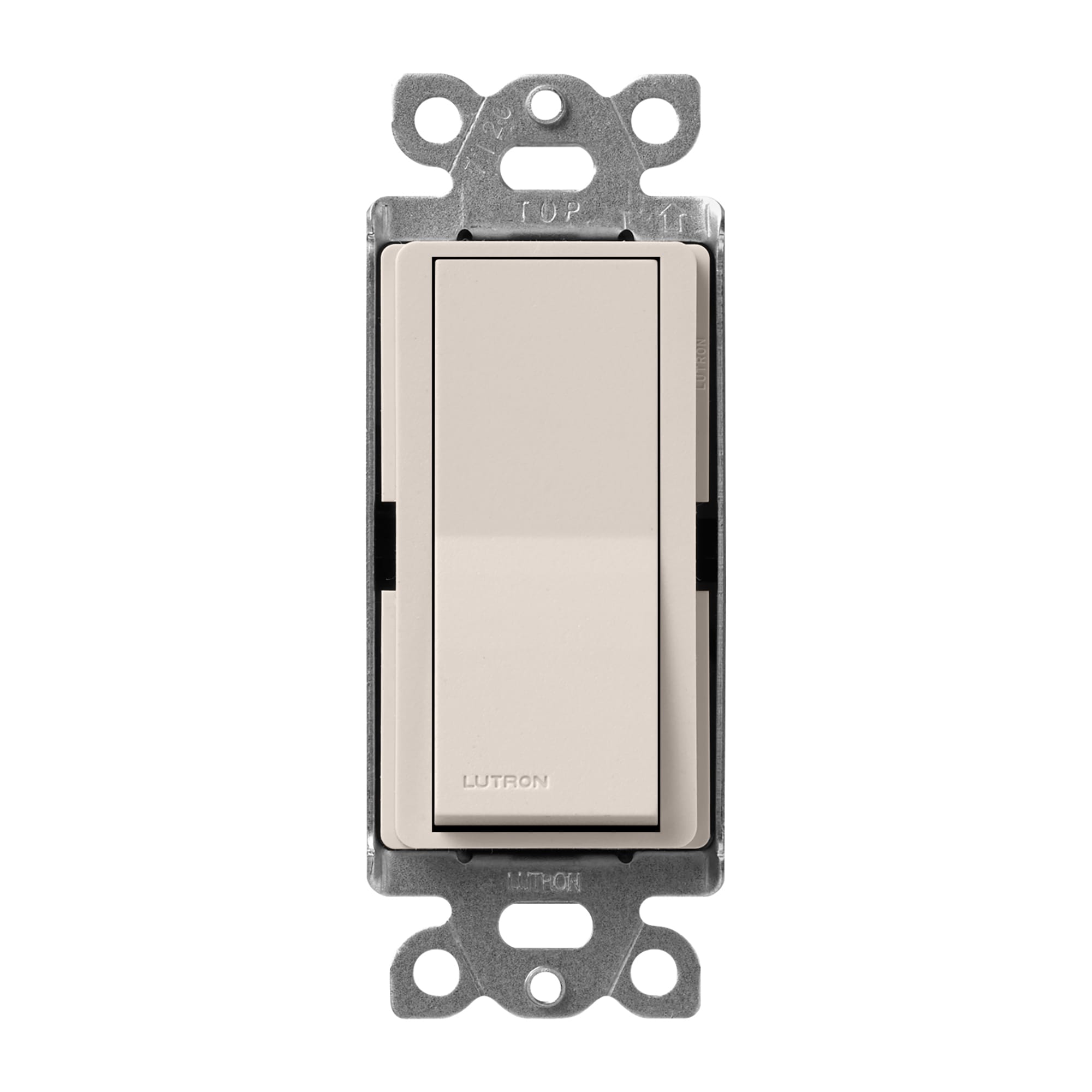 Lutron SC-1PS-TP Claro 15-amp Single-pole Rocker Master Light Switch , Taupe