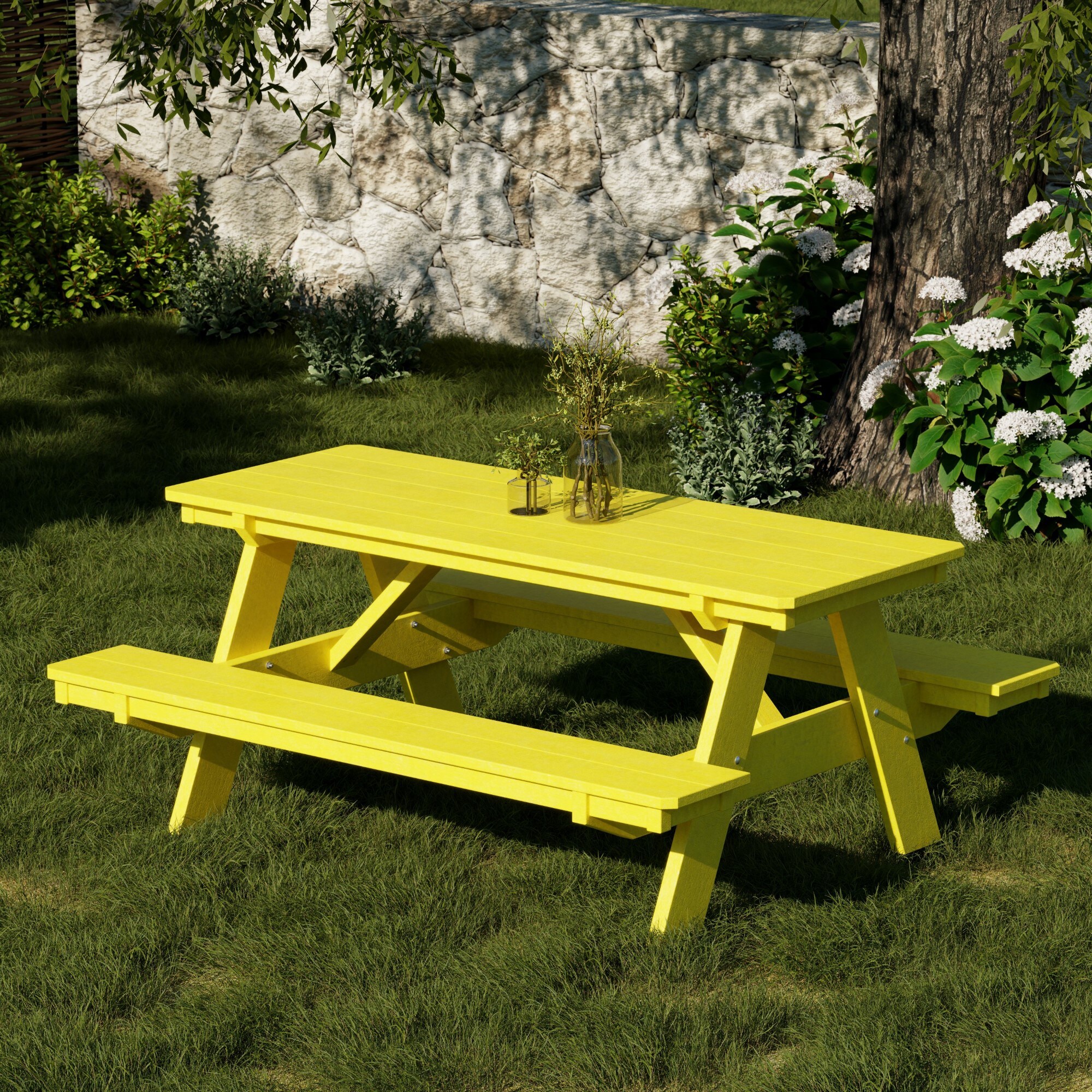 Wildridge LCC-165-LY Picnic-Tables - View #2