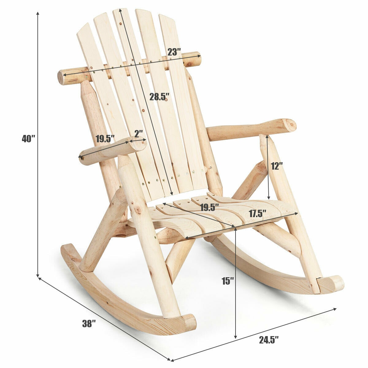 Forclover ASE-046WT Patio-Chairs - View #10