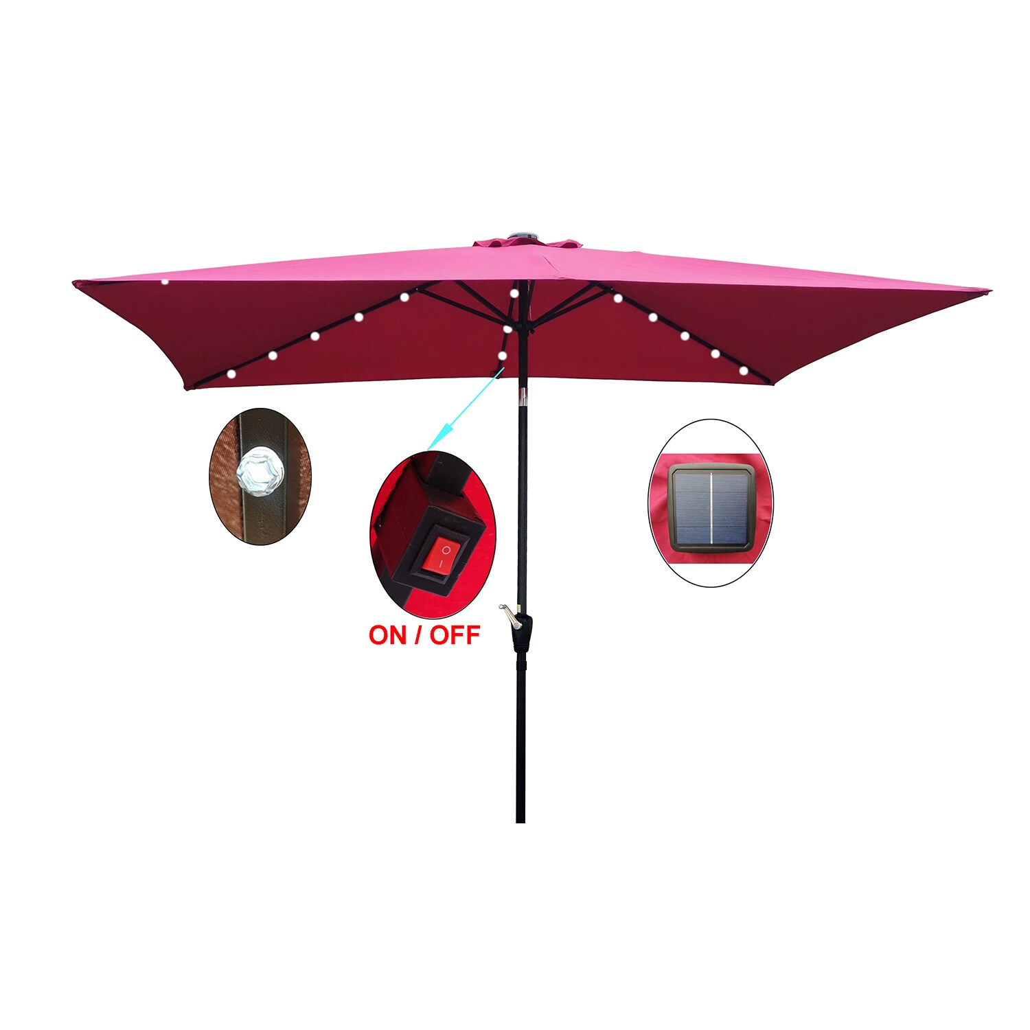 SINOFURN SYA810001BD Umbrellas-2 - View #3