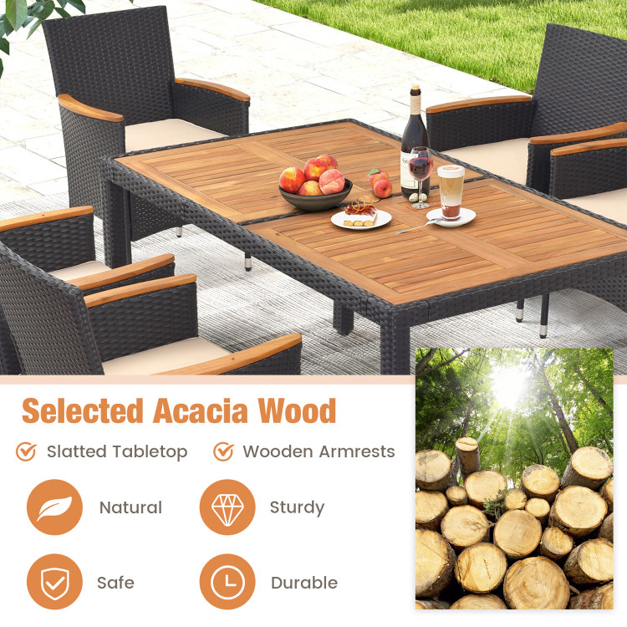 BABOOM BOM-10405+-CO Patio-Dining-Sets - View #5