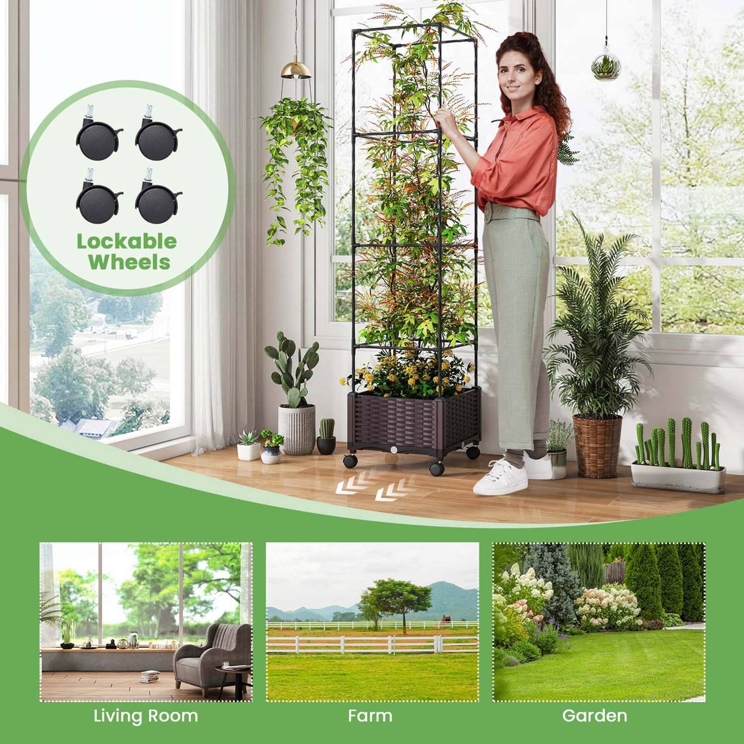 Costway CSHY005246 Raised-Garden-Beds - View #7